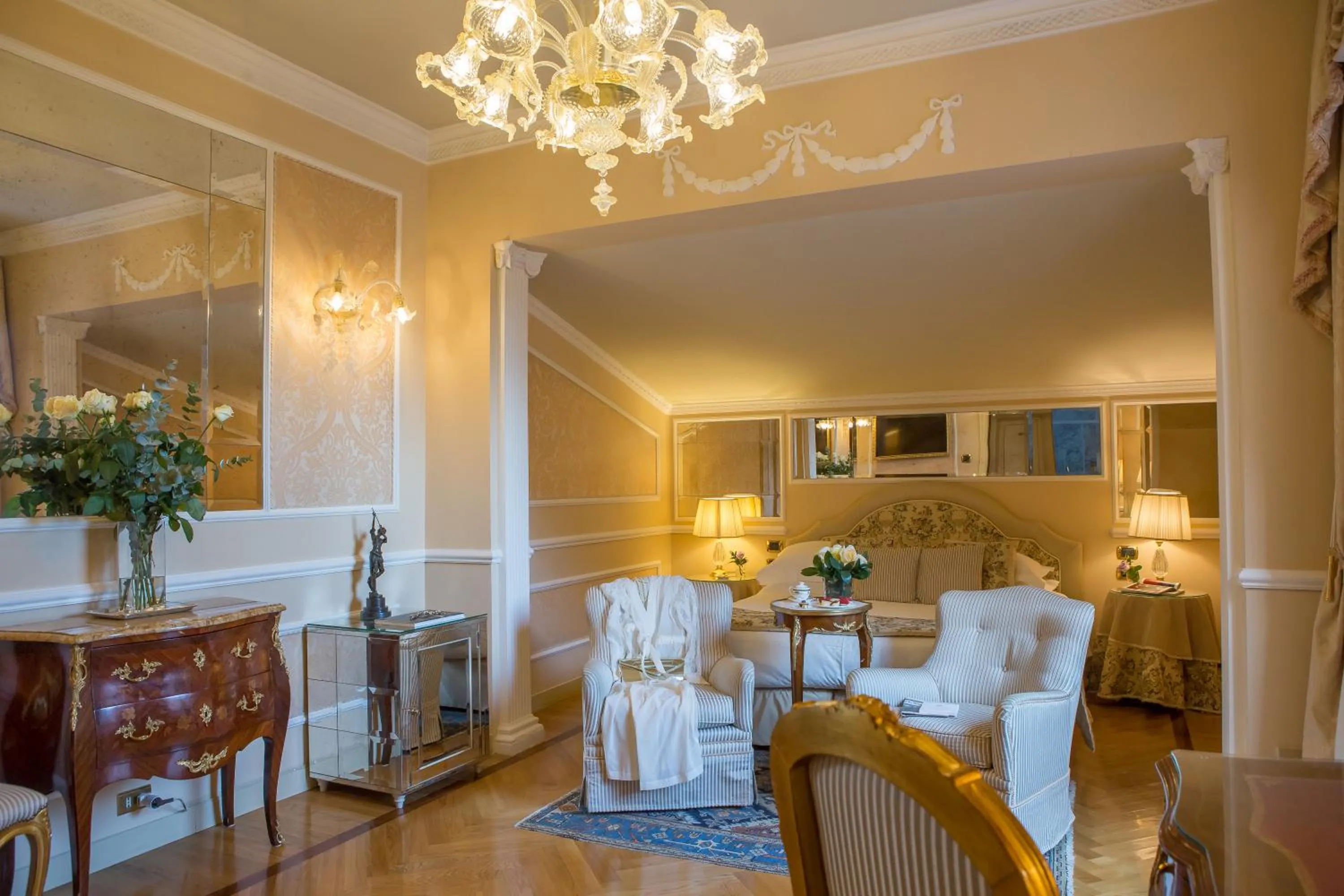 Bedroom in Grand Hotel Majestic gia' Baglioni