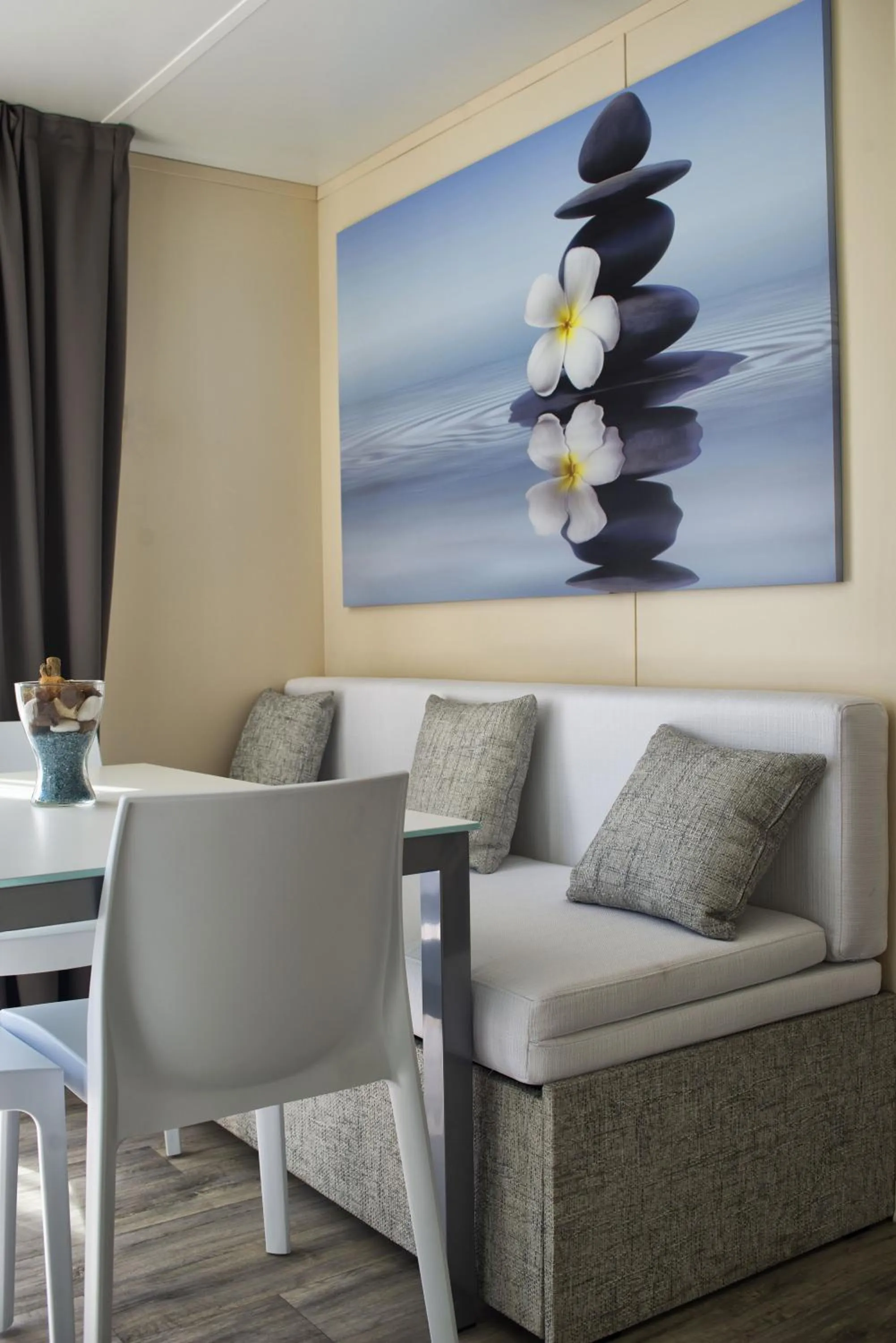 Living room in Flaminio Village Bungalow Park