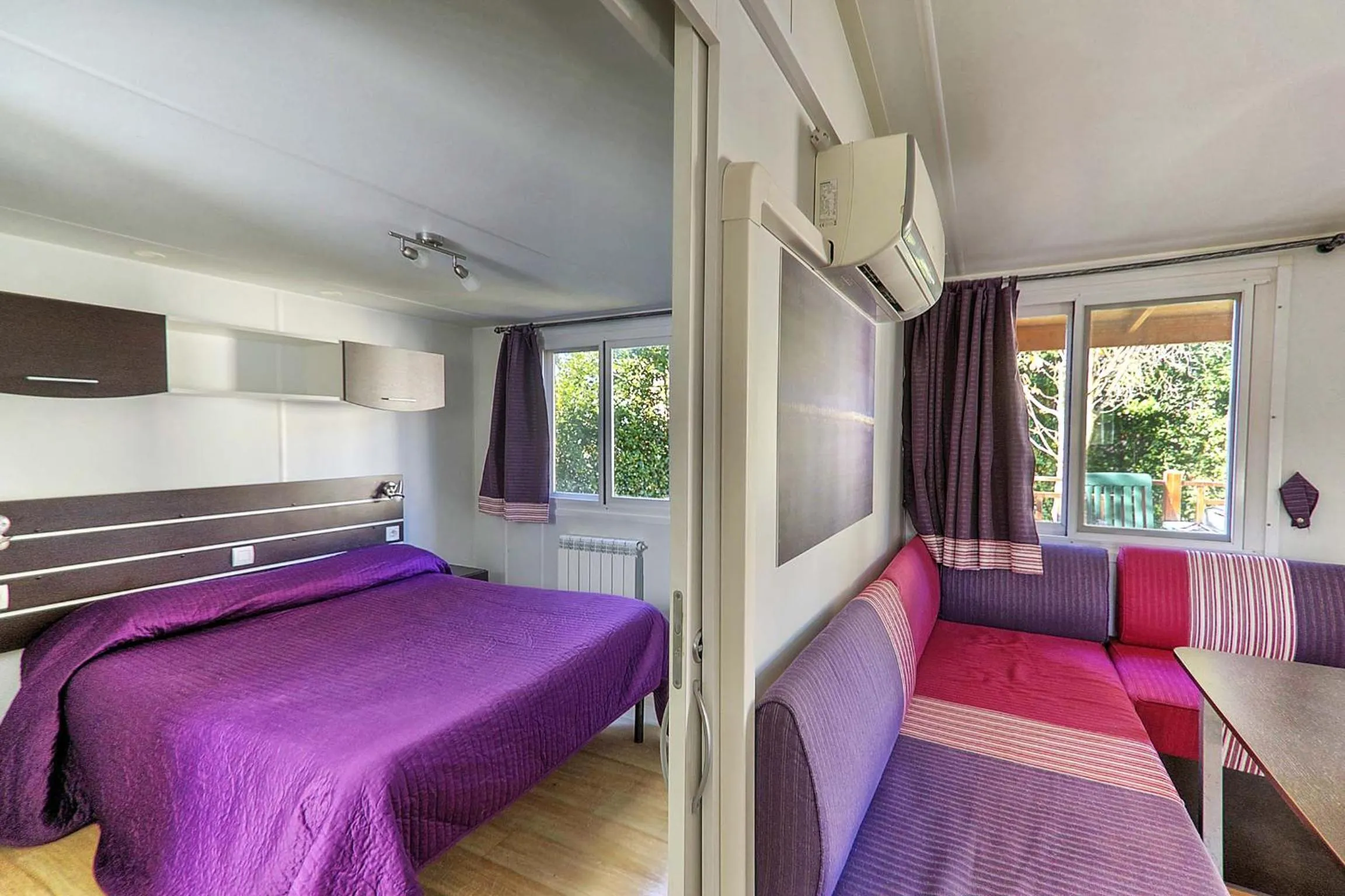 Bed in Flaminio Village Bungalow Park