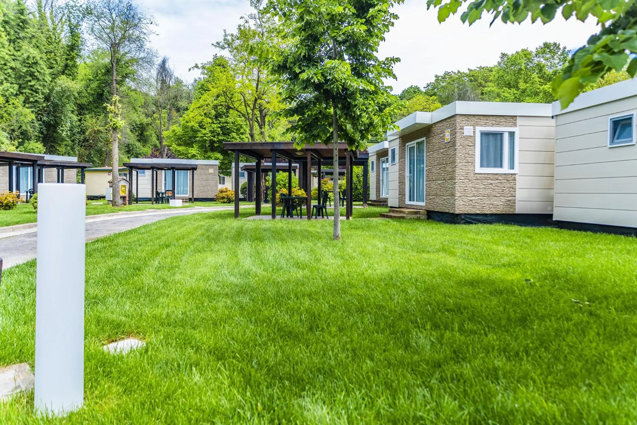 Garden in Flaminio Village Bungalow Park