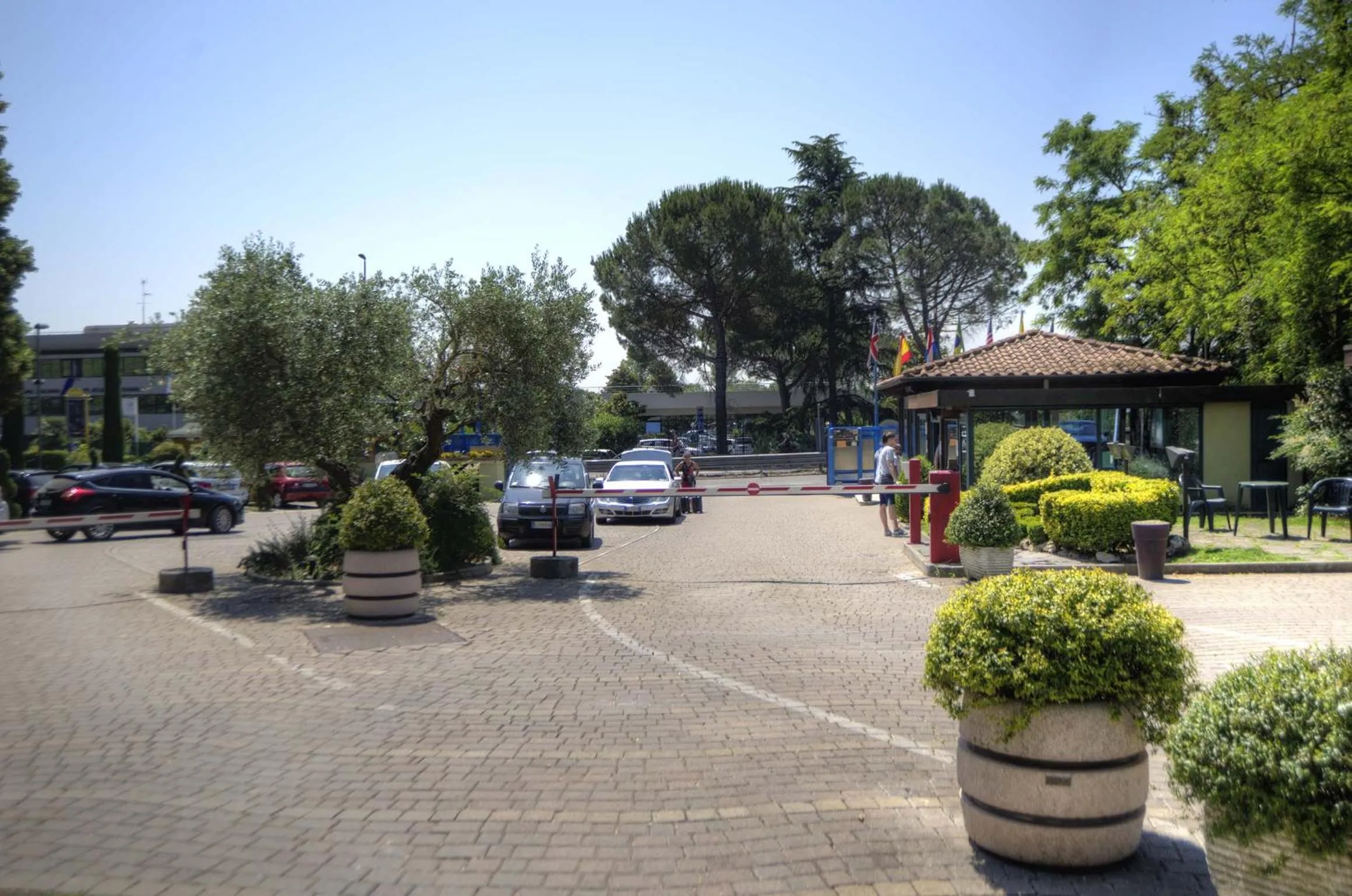 Decorative detail in Flaminio Village Bungalow Park
