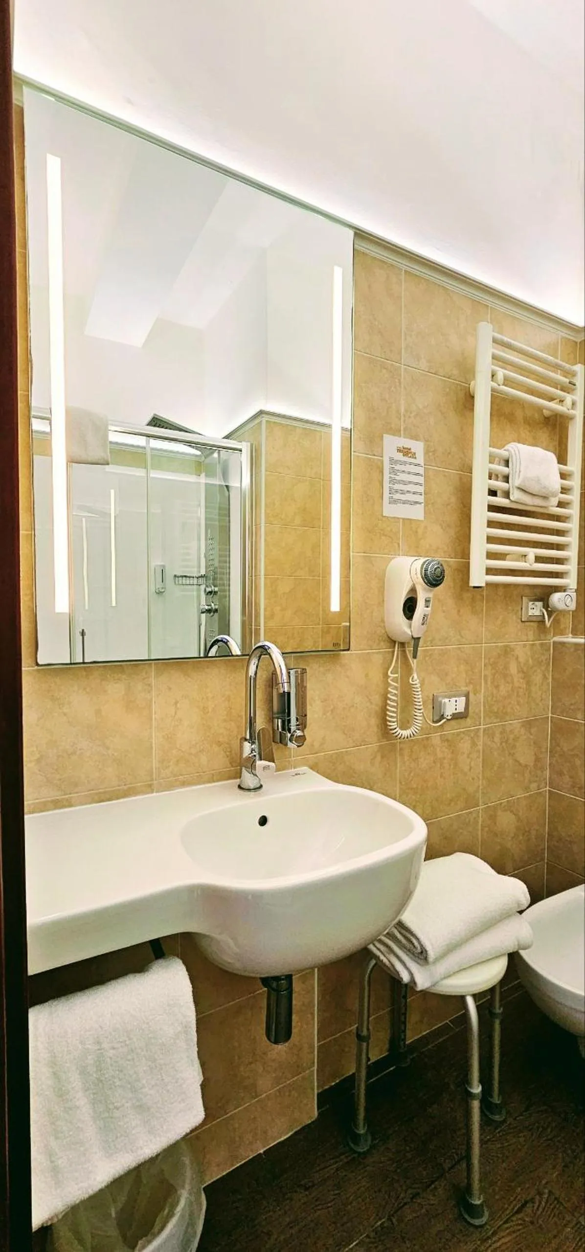 Shower in Hotel Terminus & Plaza