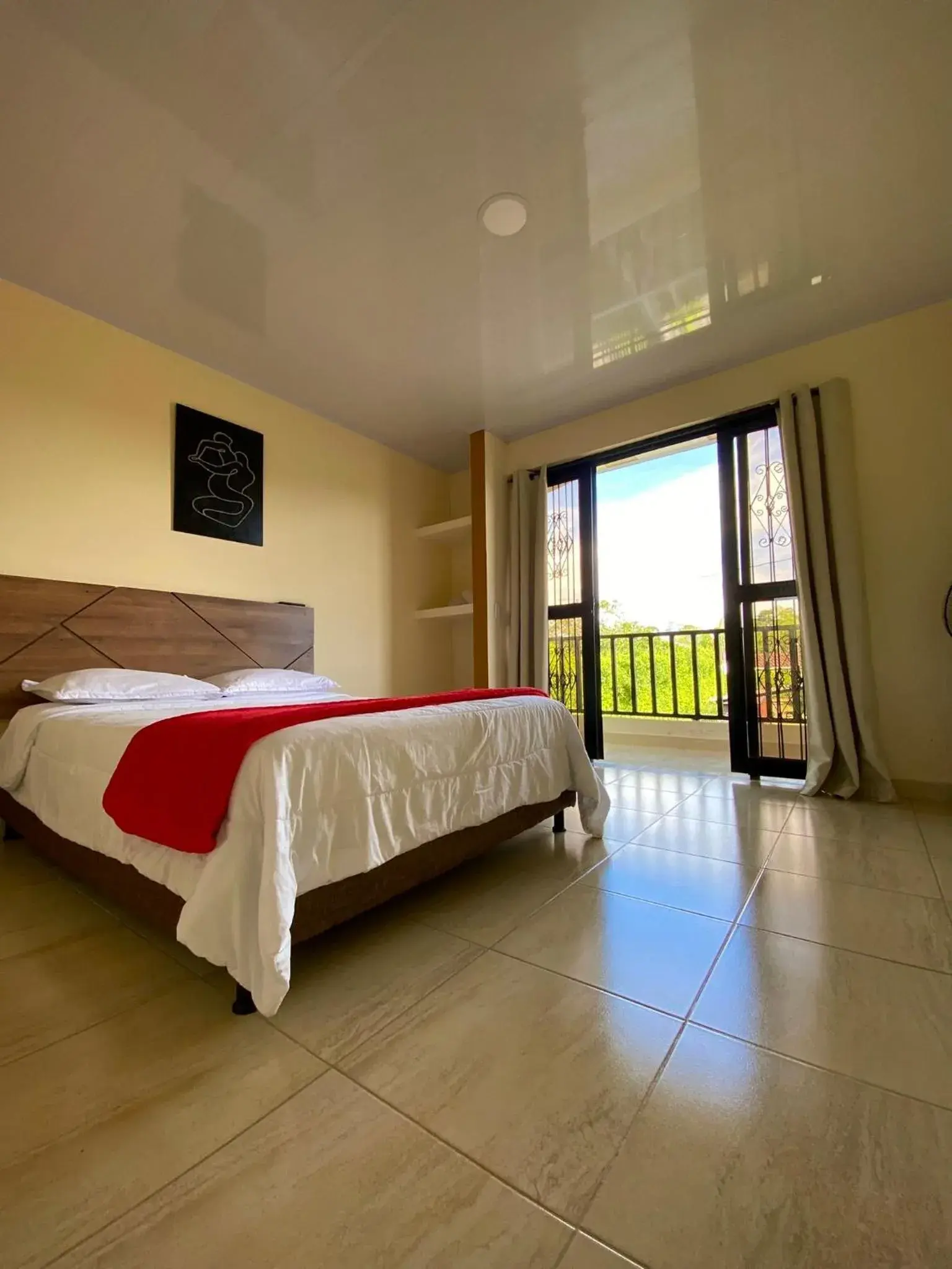 Double Room with Balcony in Hotel Casa campestre HH Double Room with Balcony in Hotel Casa campestre HH