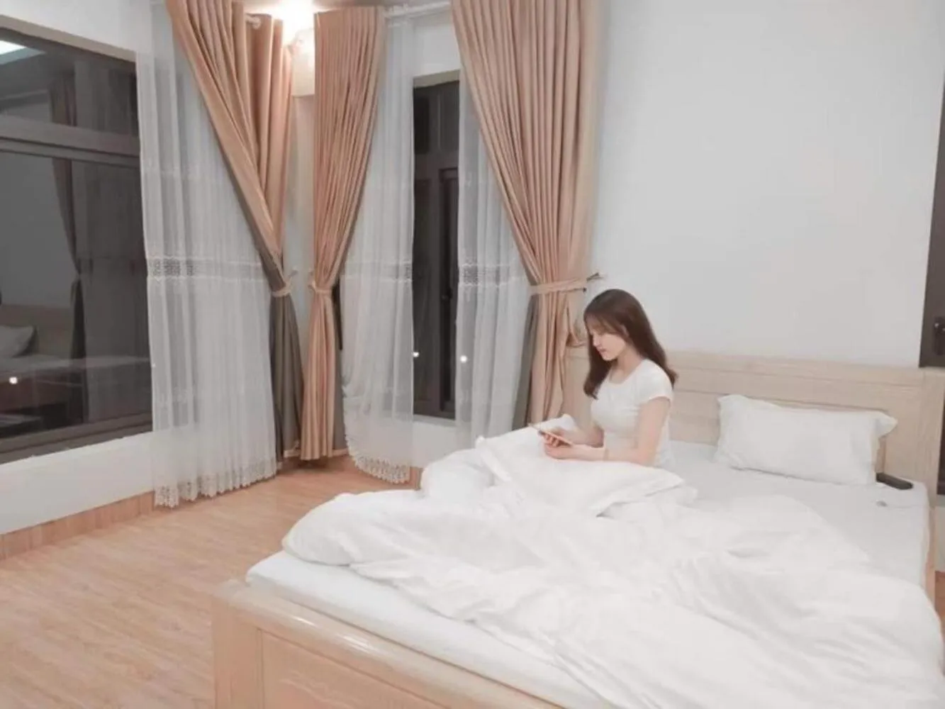 Bed in Sun Villa Tam Đảo