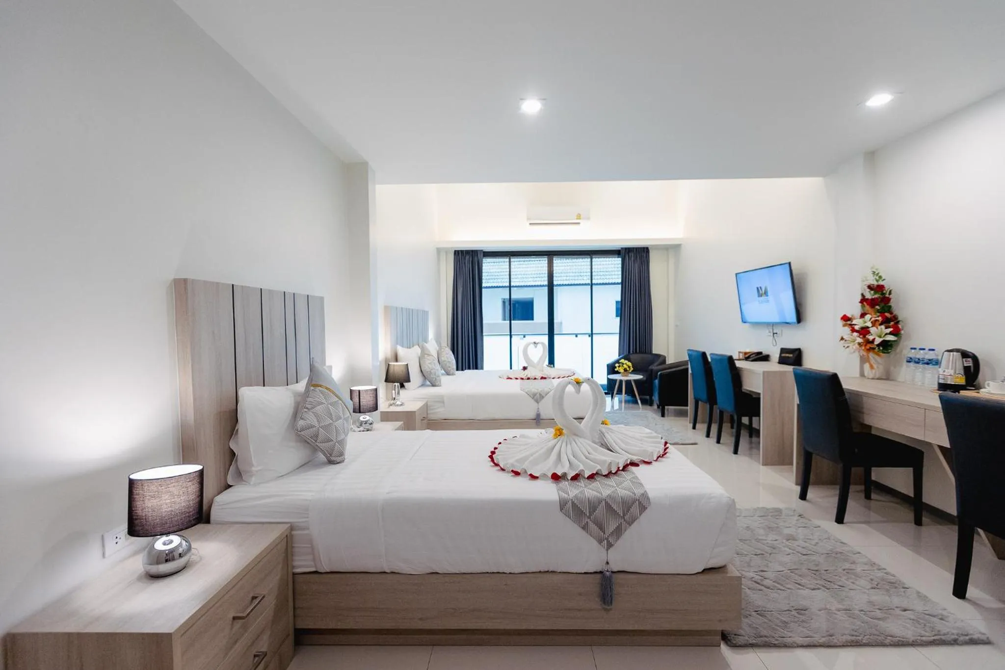 View (from property/room), Bed in SUBANAN Residence - SHA Extra Plus Certified