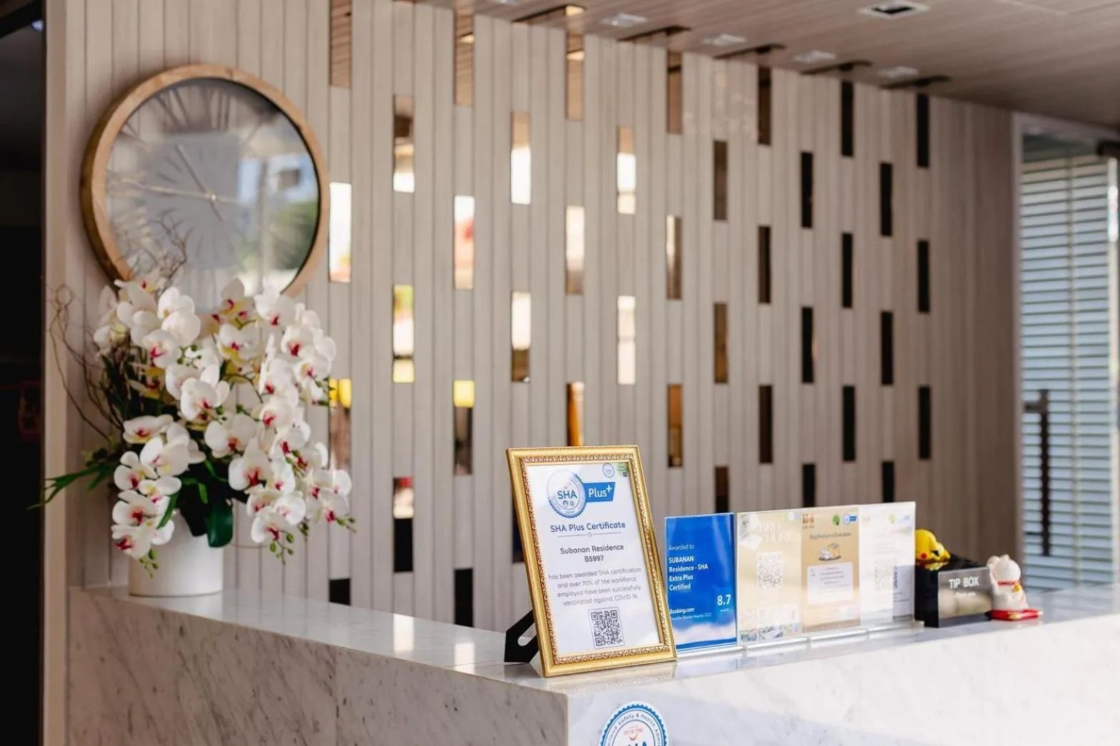 Lobby or reception in SUBANAN Residence - SHA Extra Plus Certified