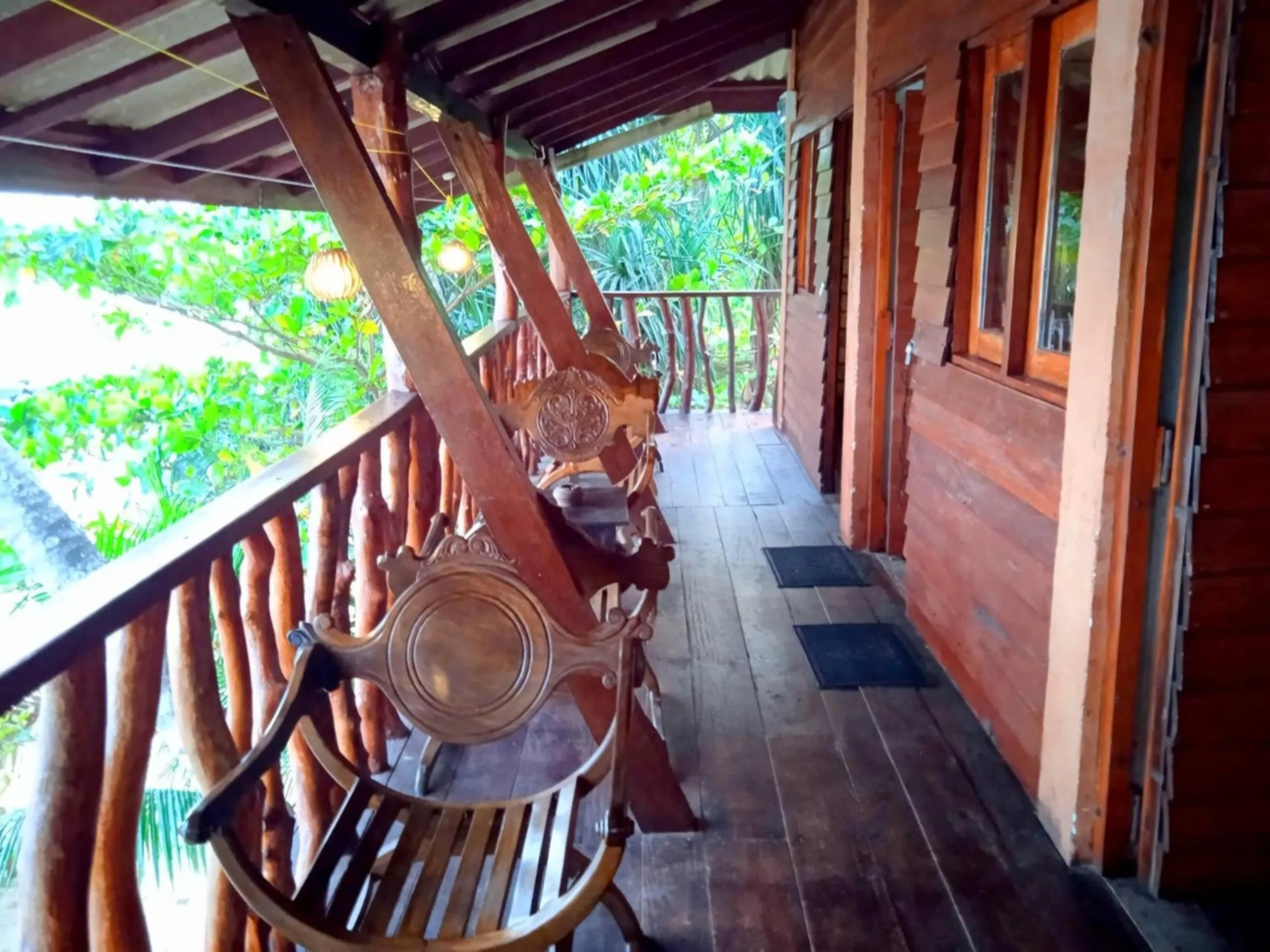 Patio, Balcony/Terrace in Lucky Sea Beach Hotel