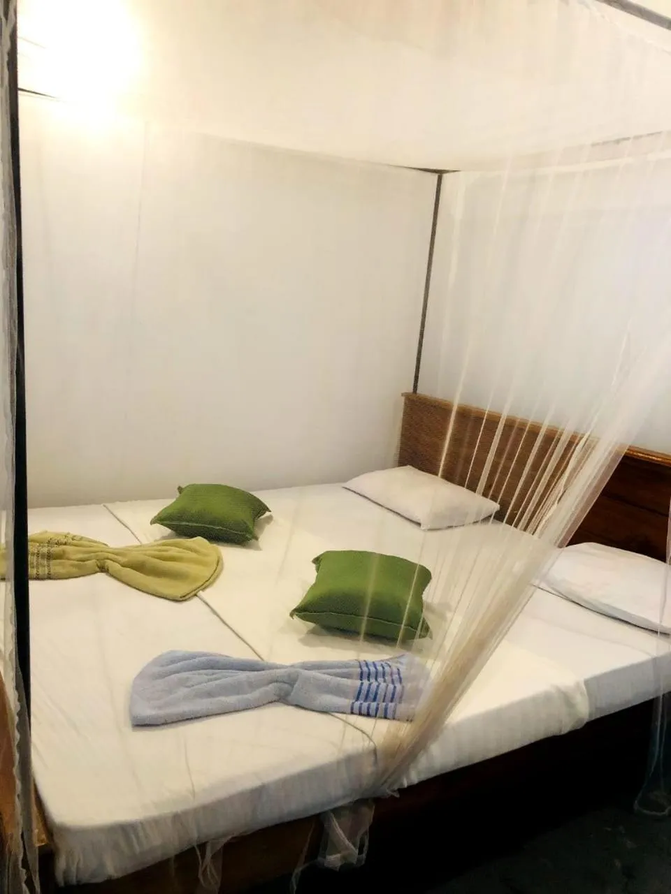 Bed in Lucky Sea Beach Hotel