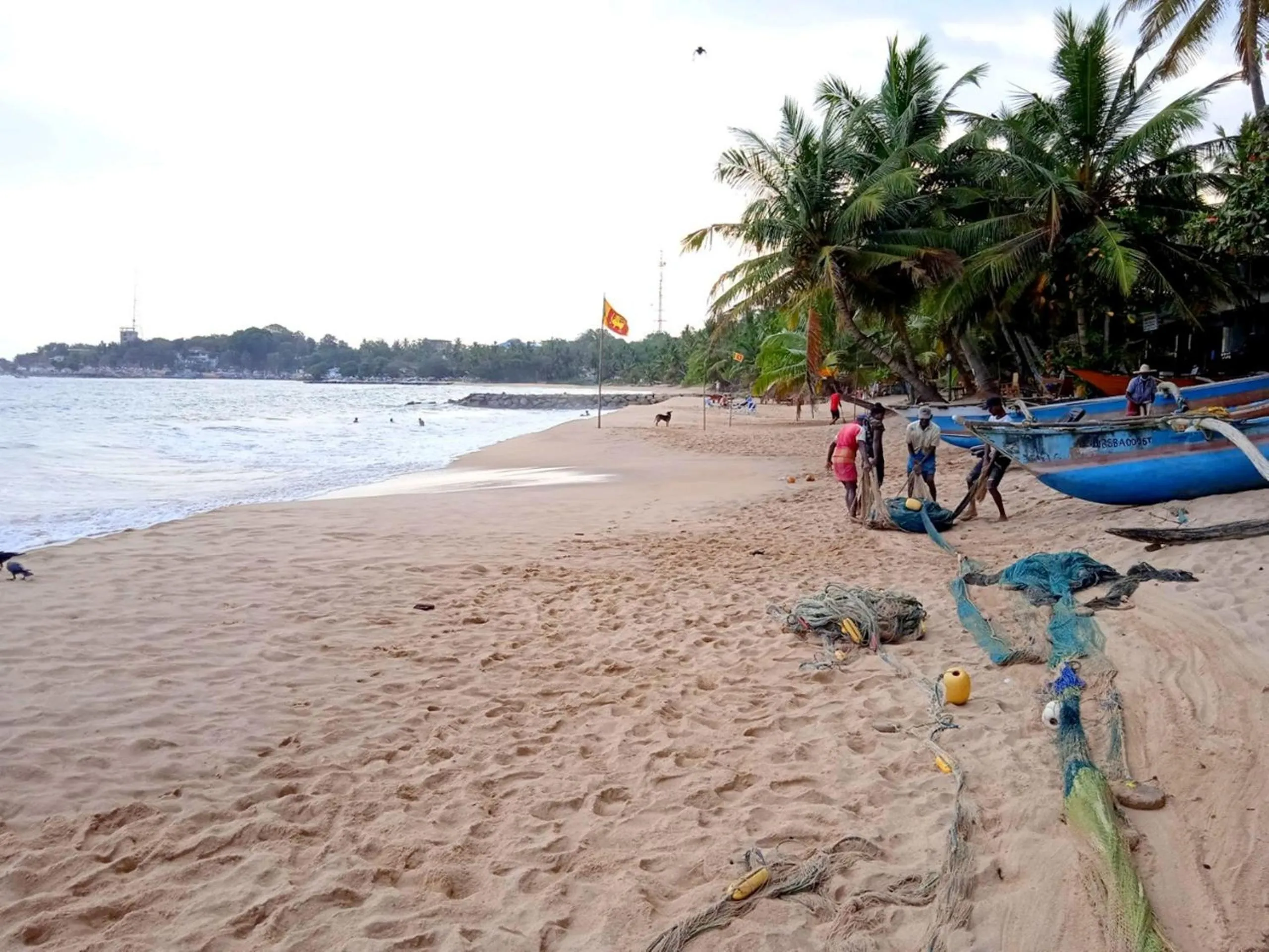 People, Beach in Lucky Sea Beach Hotel