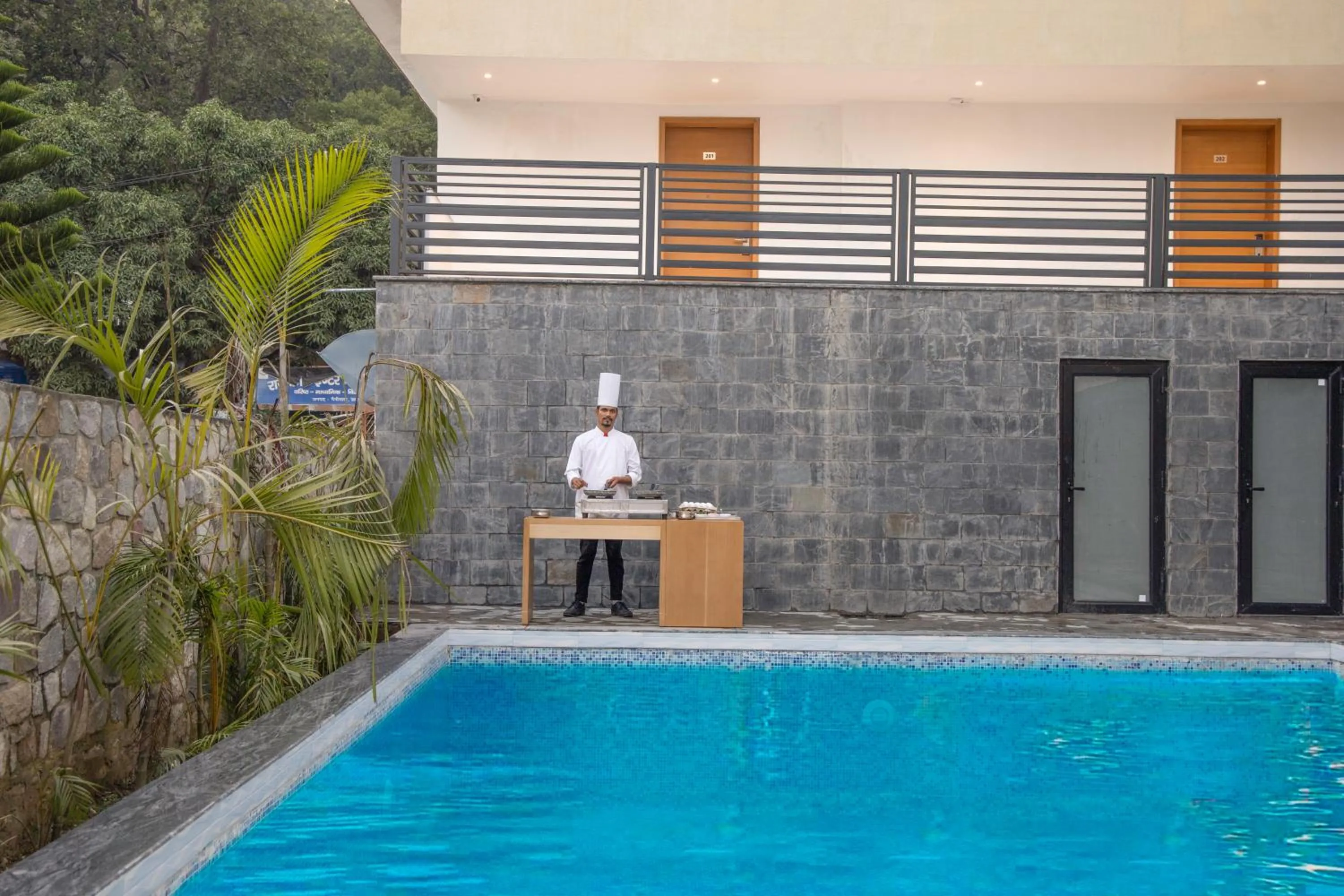 Pool view in Iris Lite Corbett