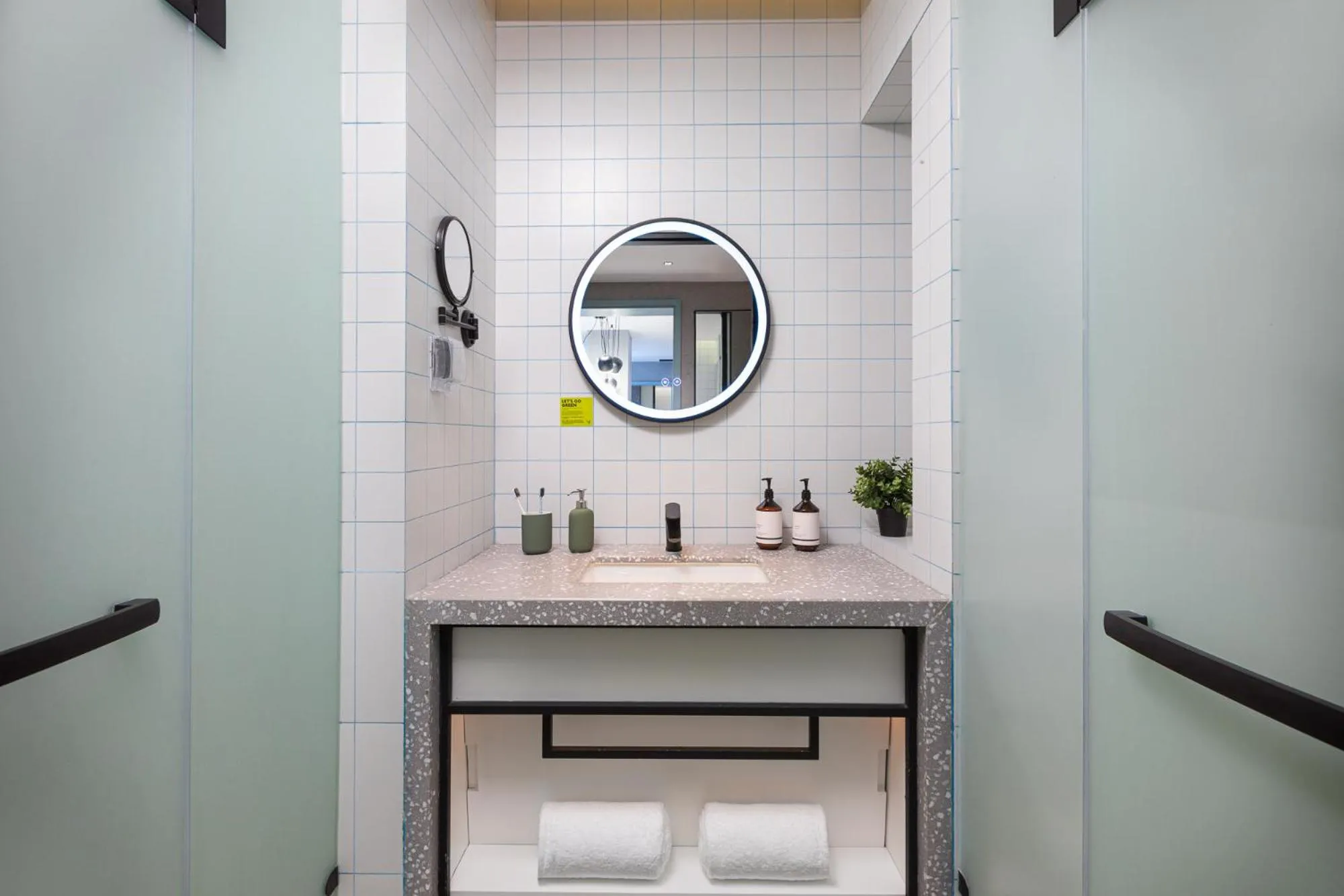Bathroom in lyf by Ascott Hongqiao Shanghai NECC