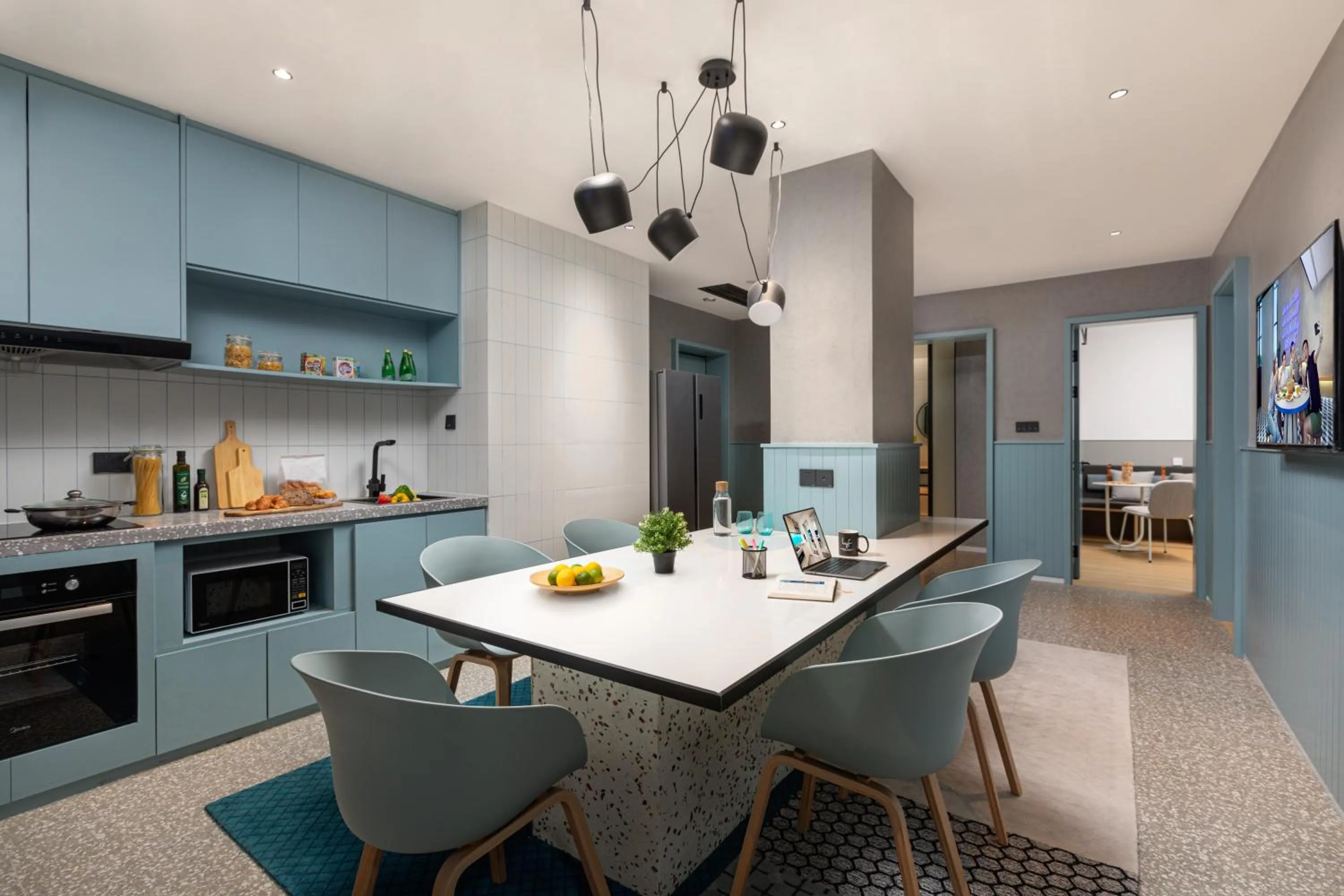 Dining area in lyf by Ascott Hongqiao Shanghai NECC