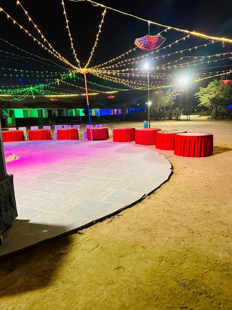 Night in Garh Rajputana camp