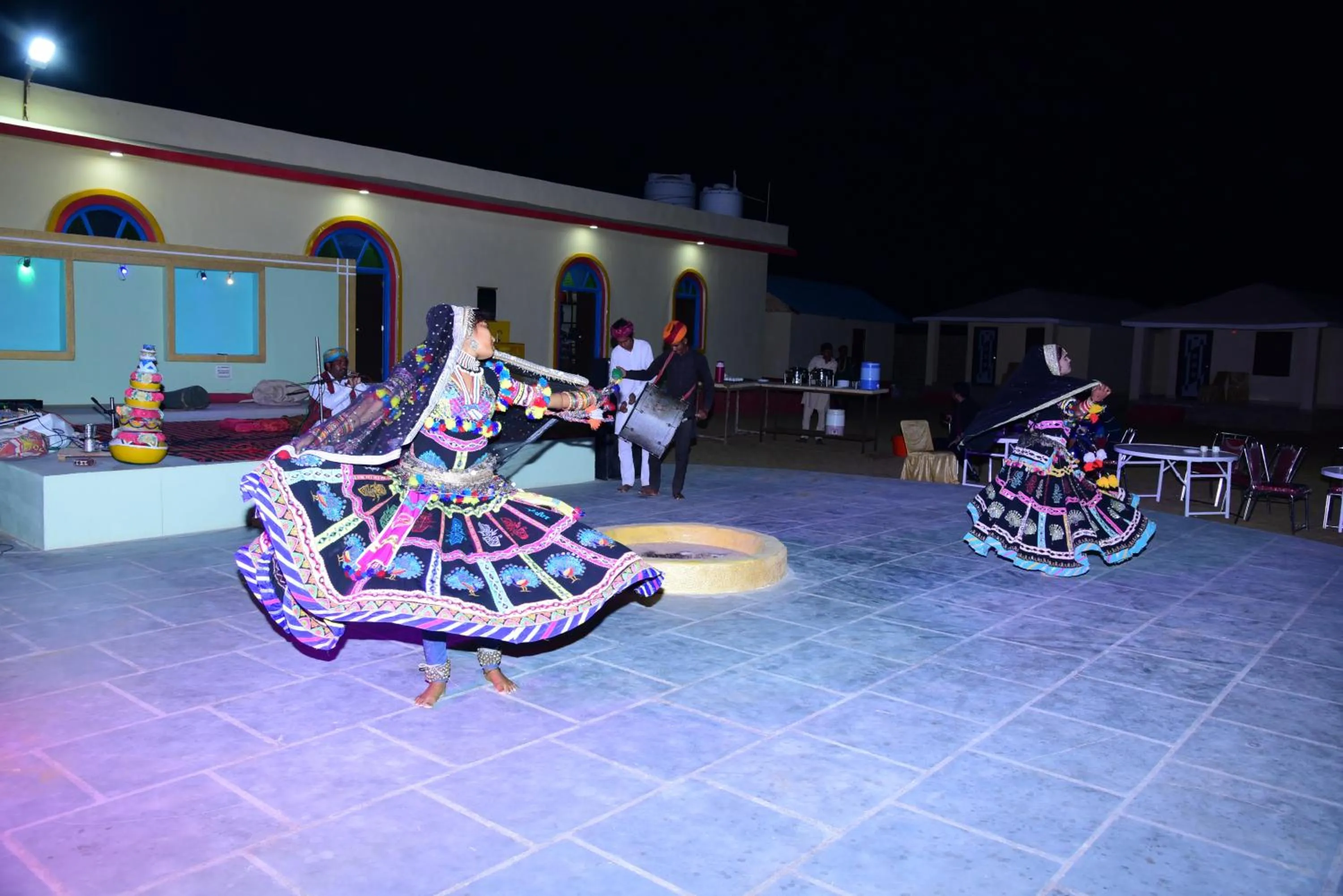 Night in Garh Rajputana camp