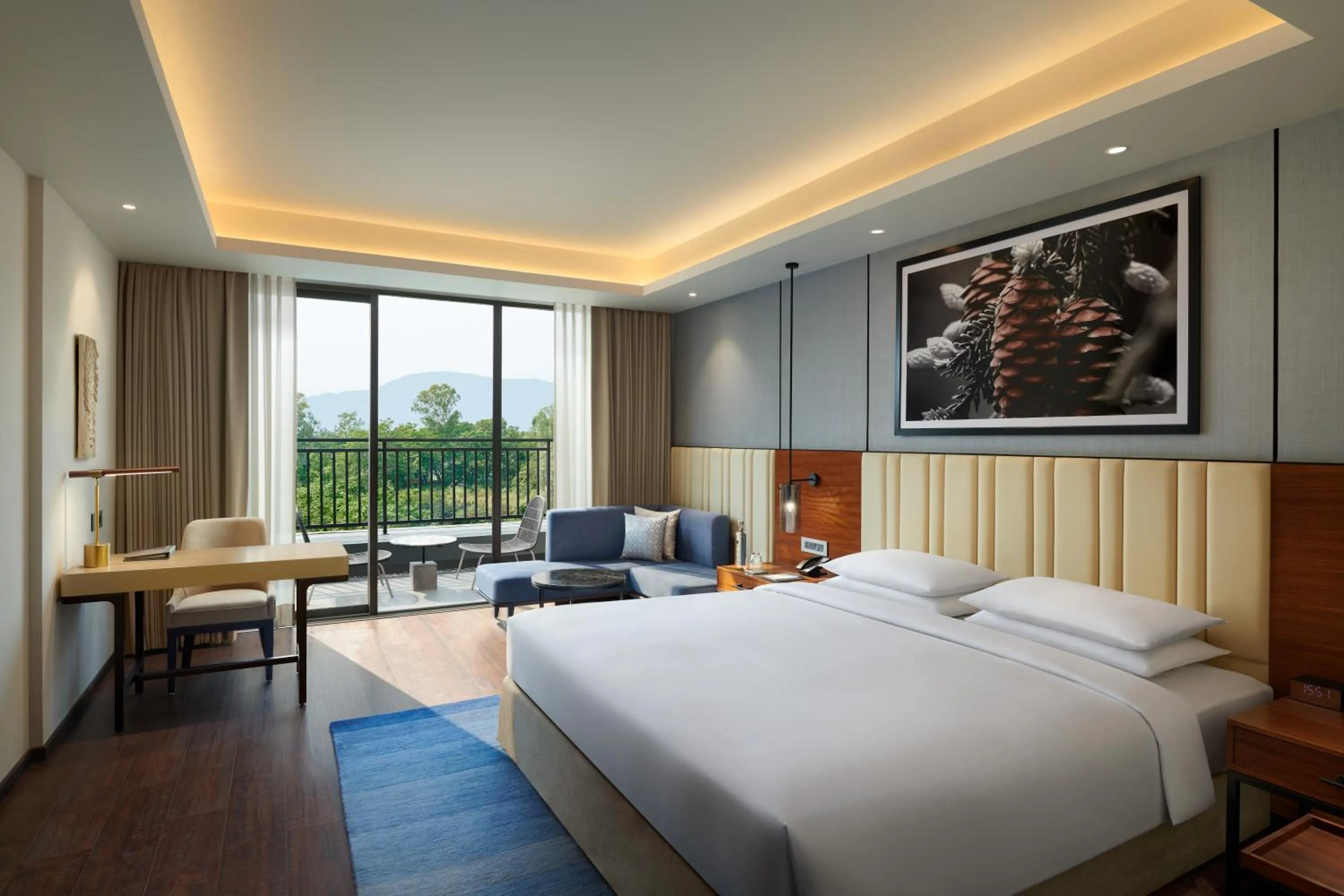 Bedroom, Bed in Hyatt Regency Dehradun Resort and Spa