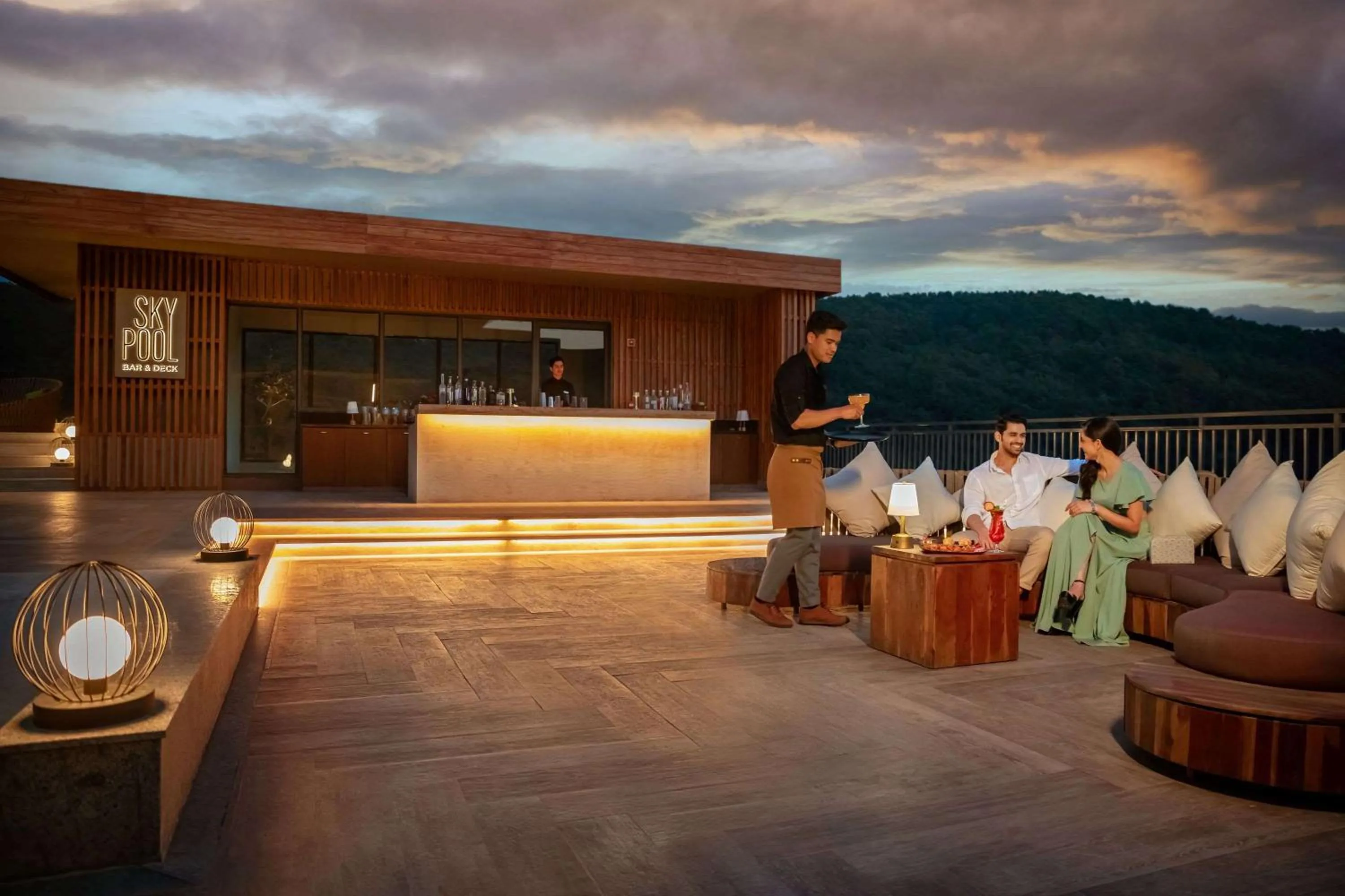 Seating area in Hyatt Regency Dehradun Resort and Spa