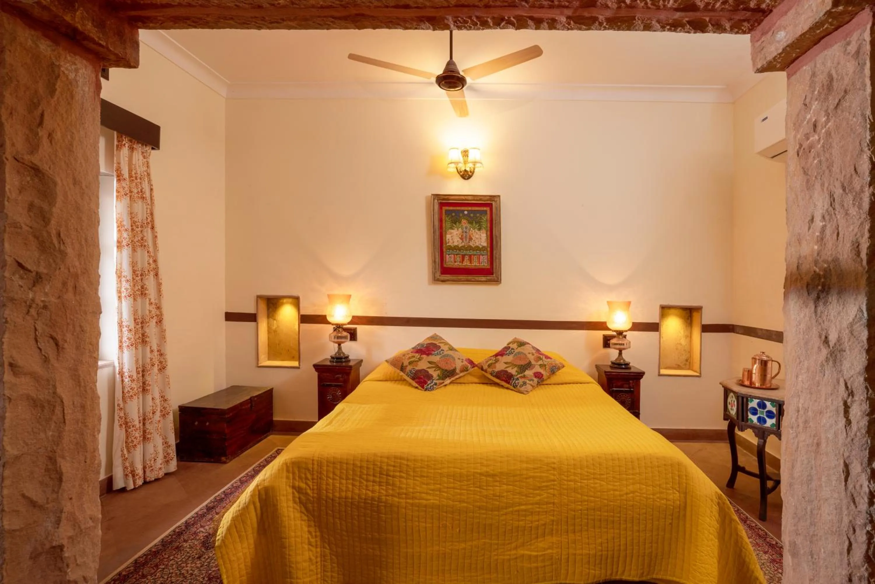 Bedroom in ama Stays & Trails Kothi Umednagar, Jodhpur