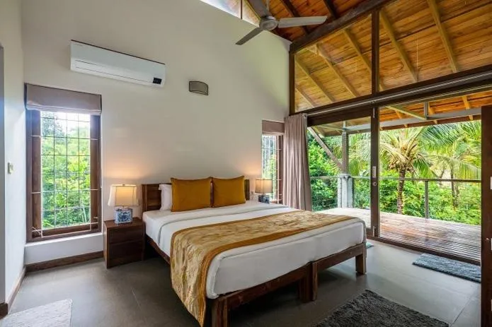 Balcony/Terrace in amã Stays & Trails - The Old Cattleshed, Wayanad