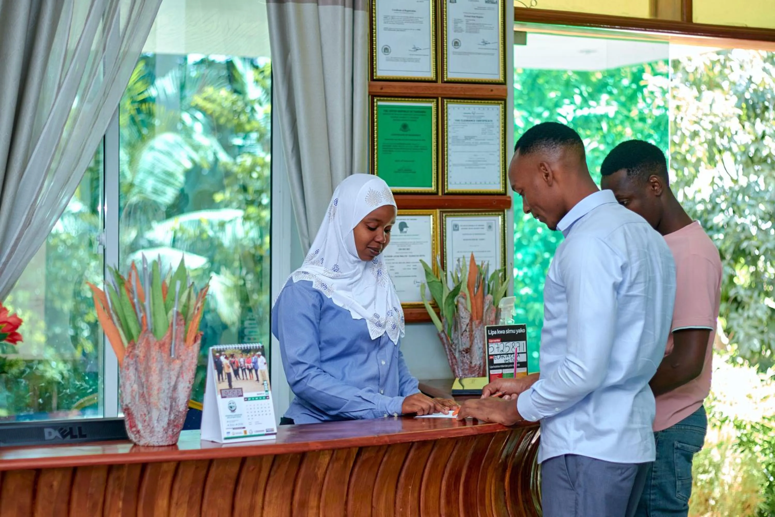 Staff in Elanacha Hotel