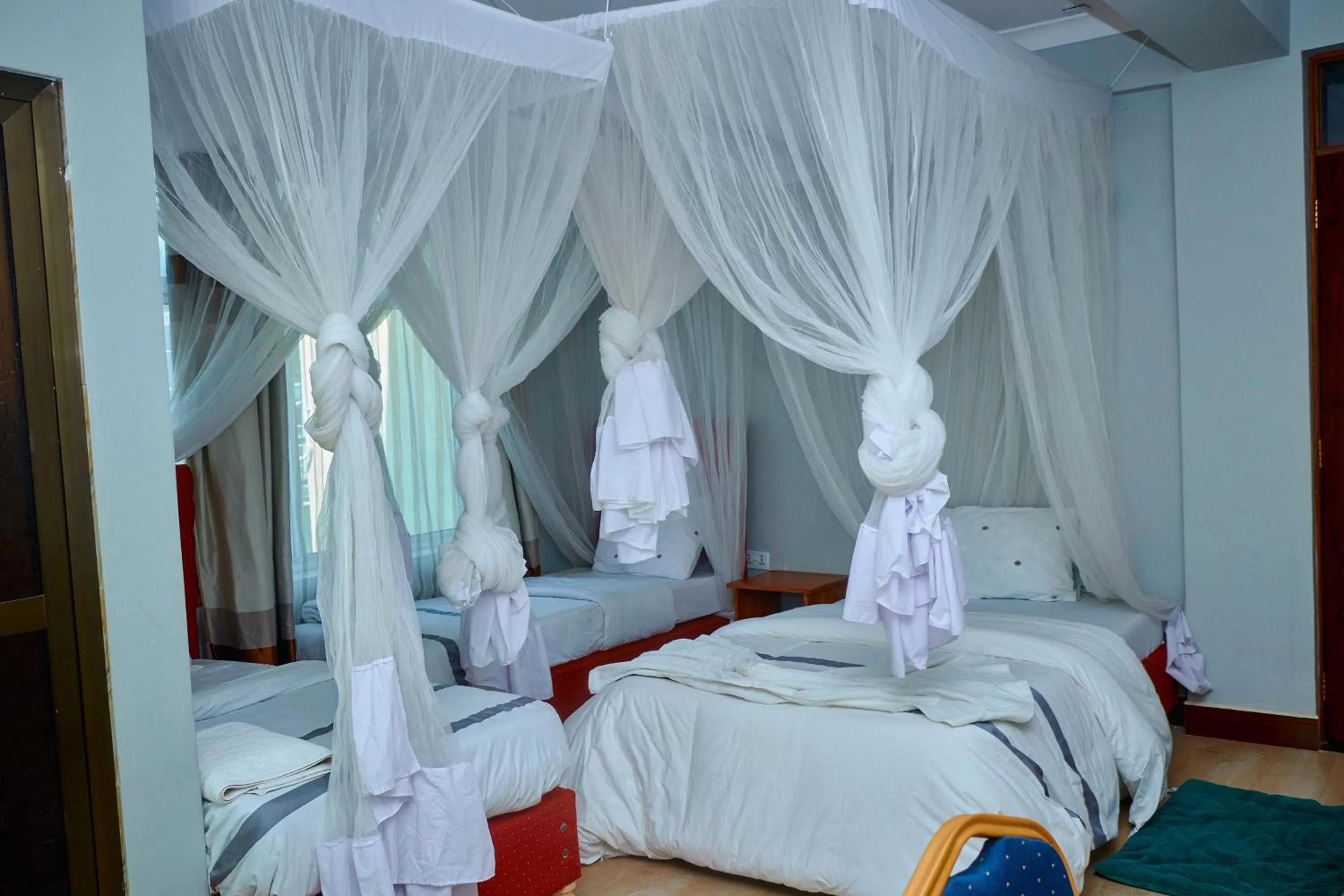 Bed in Elanacha Hotel