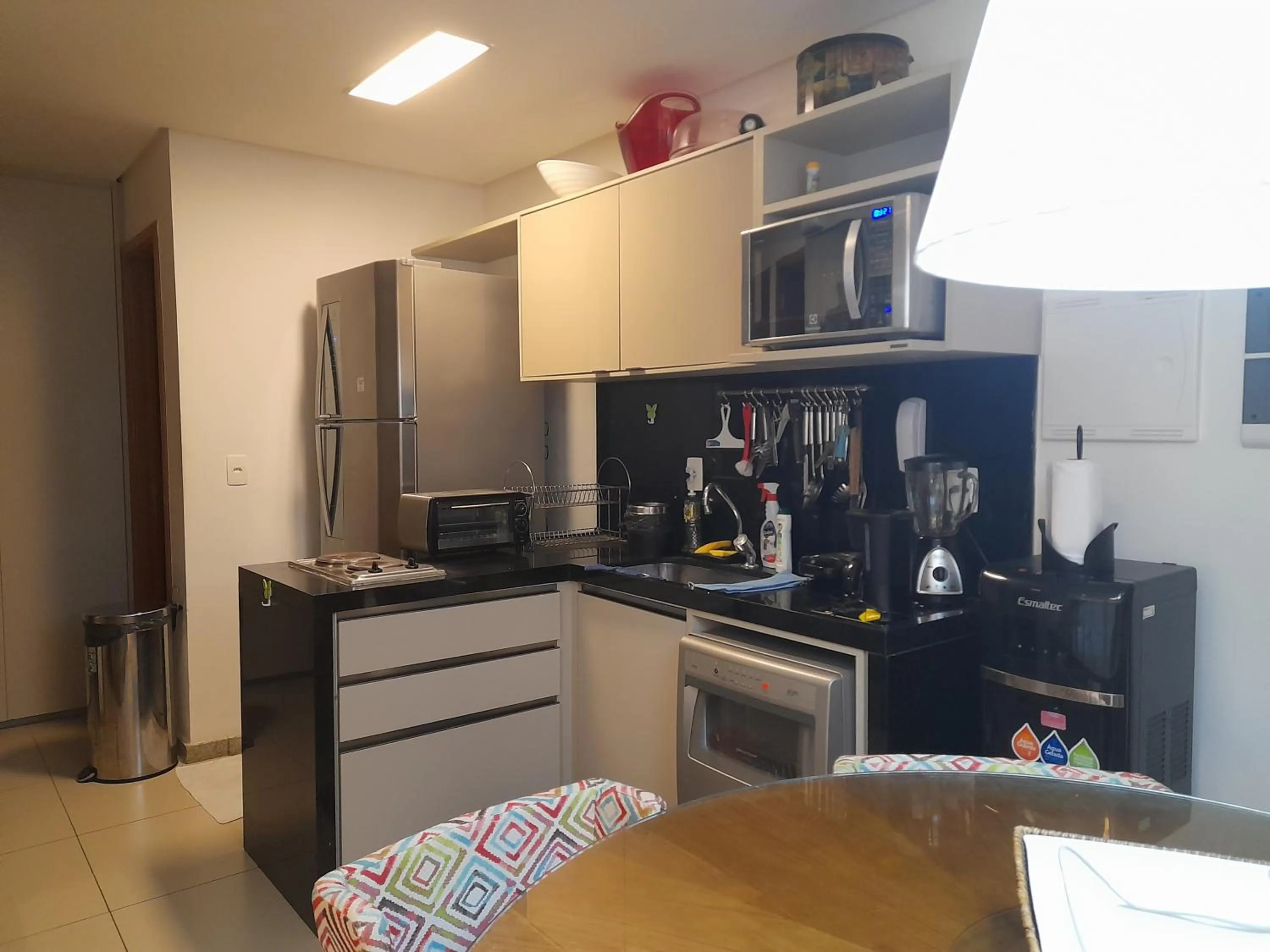 Kitchen or kitchenette in Aconchegante Flat em condomínio na beira mar de Muro Alto - Malawi Beach Resort