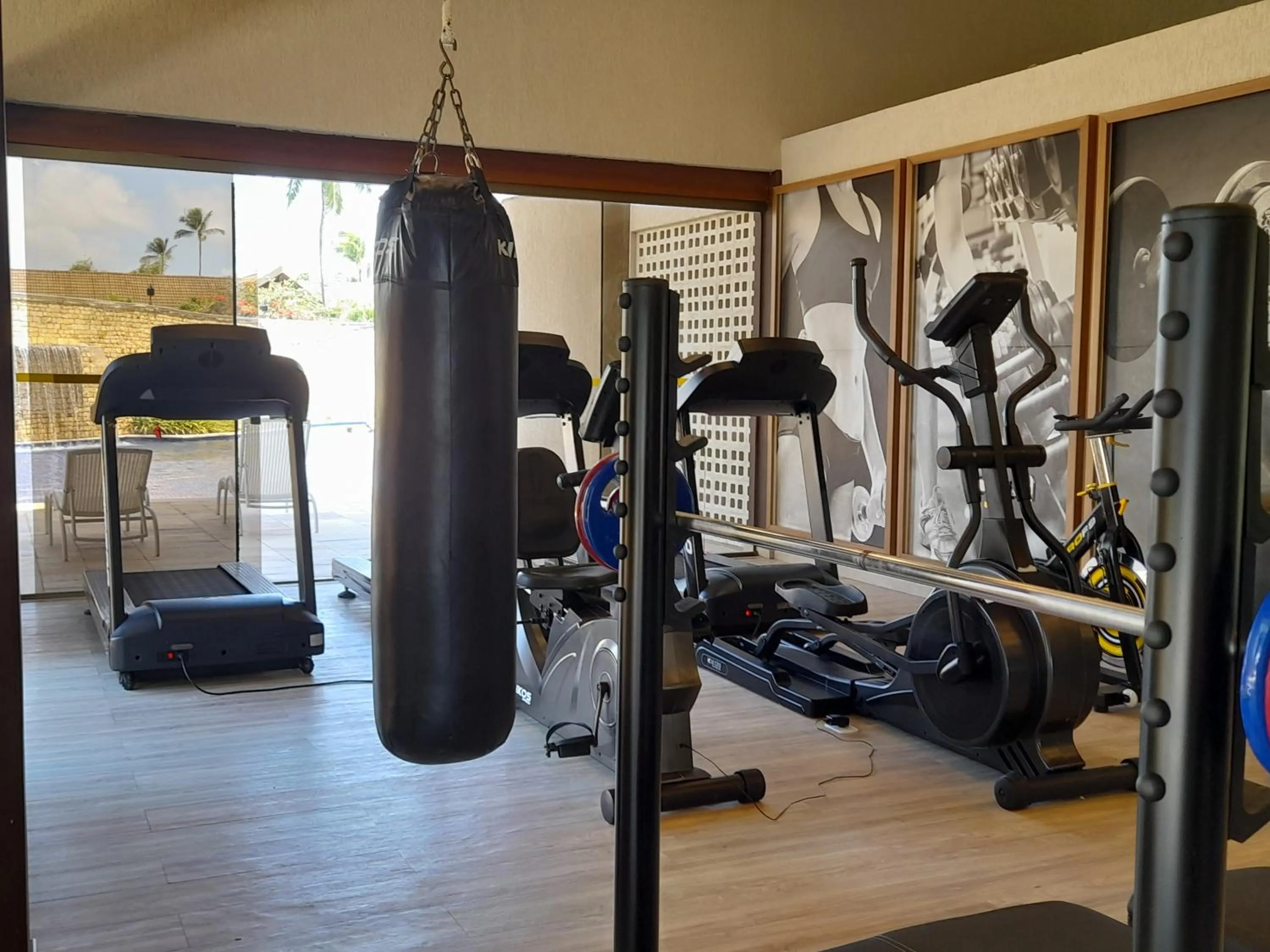 Fitness centre/facilities in Aconchegante Flat em condomínio na beira mar de Muro Alto - Malawi Beach Resort