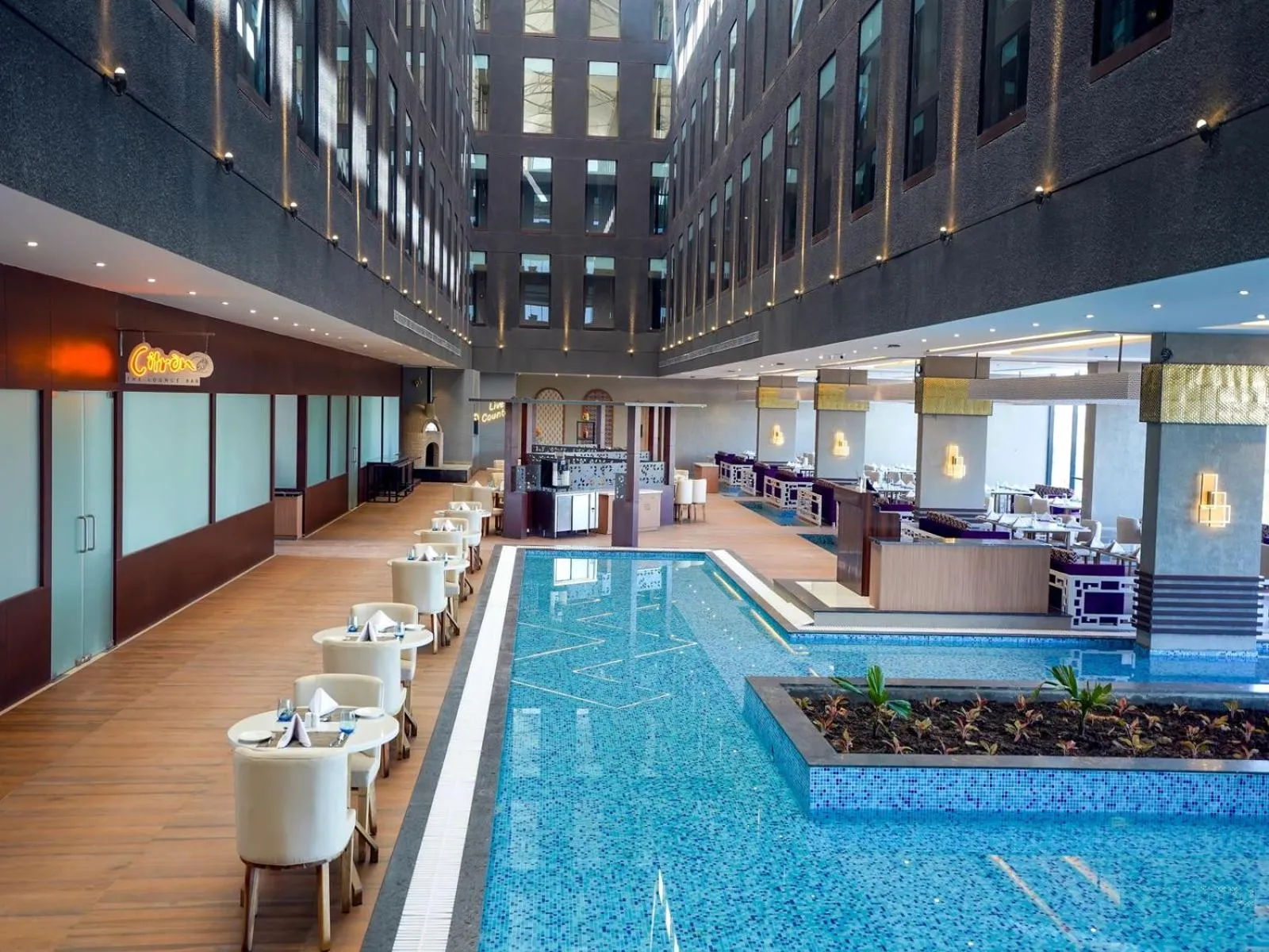 Restaurant/places to eat in Essentia Luxury Hotel Indore