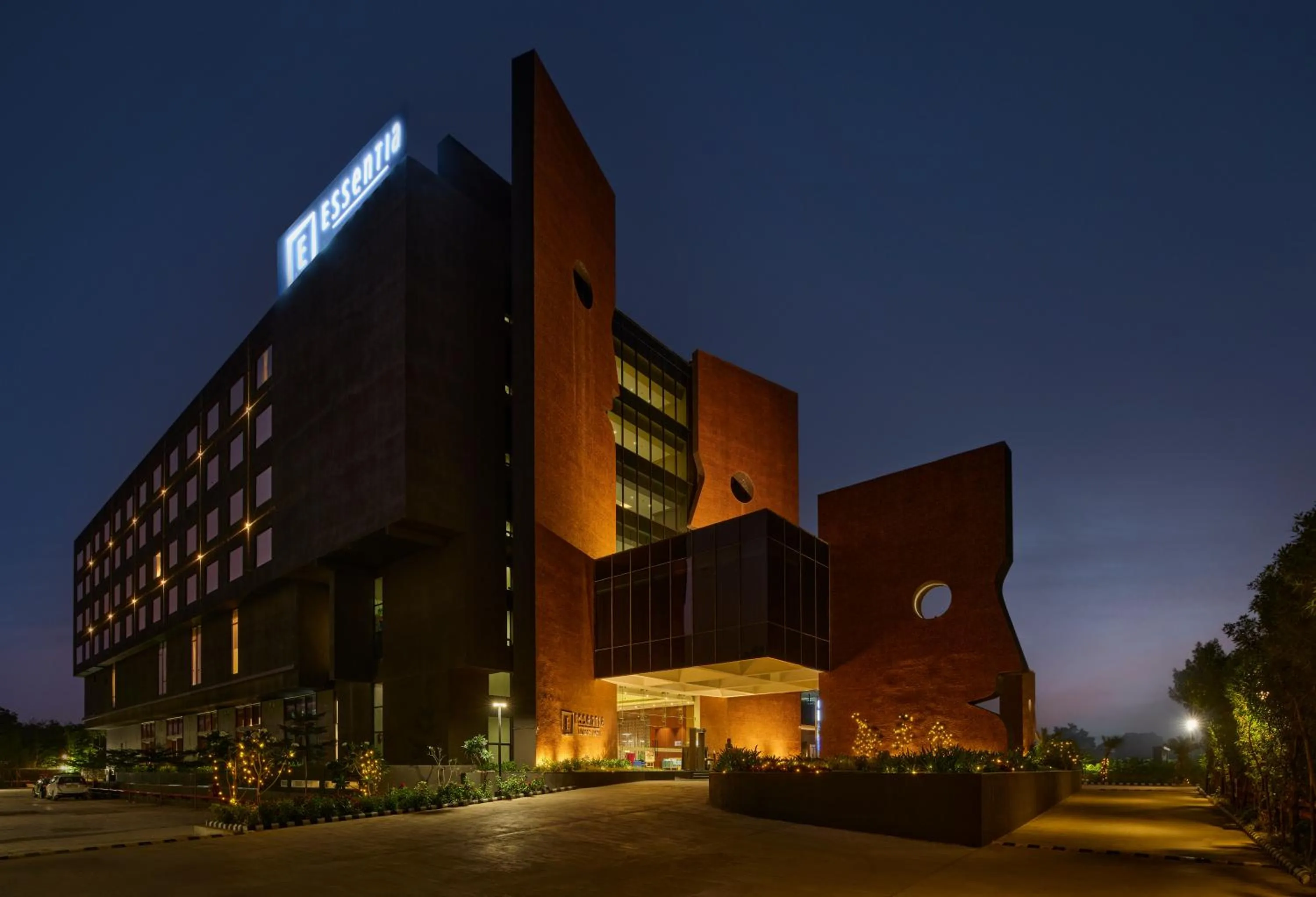 Property building in Essentia Luxury Hotel Indore
