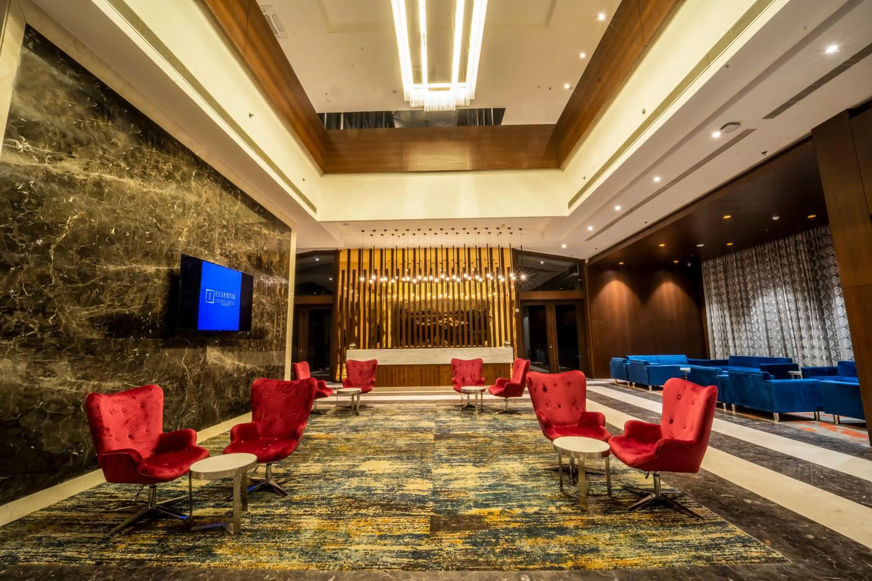 Lobby or reception in Essentia Luxury Hotel Indore