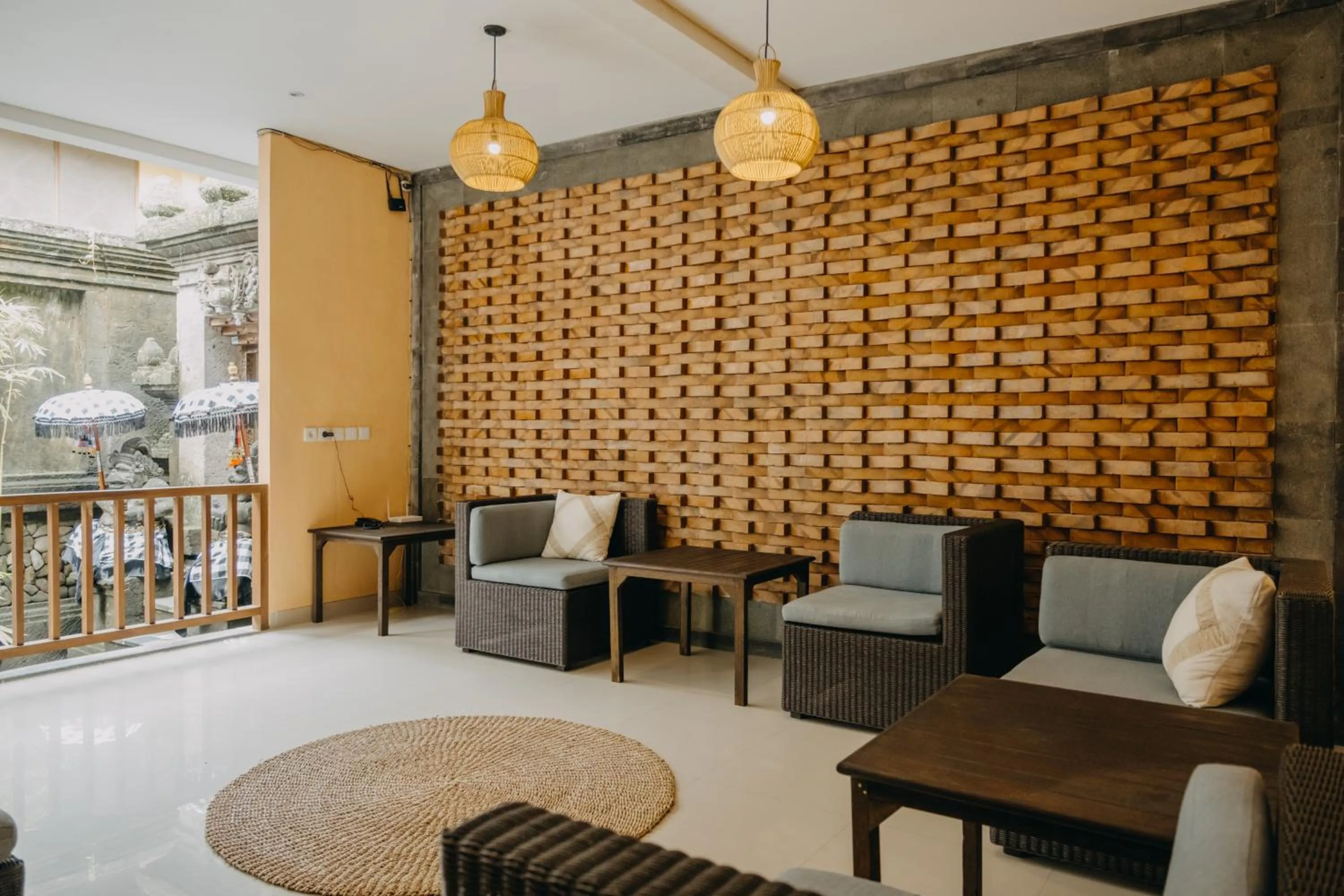 Lobby or reception in Wana Karsa Ubud Hotel