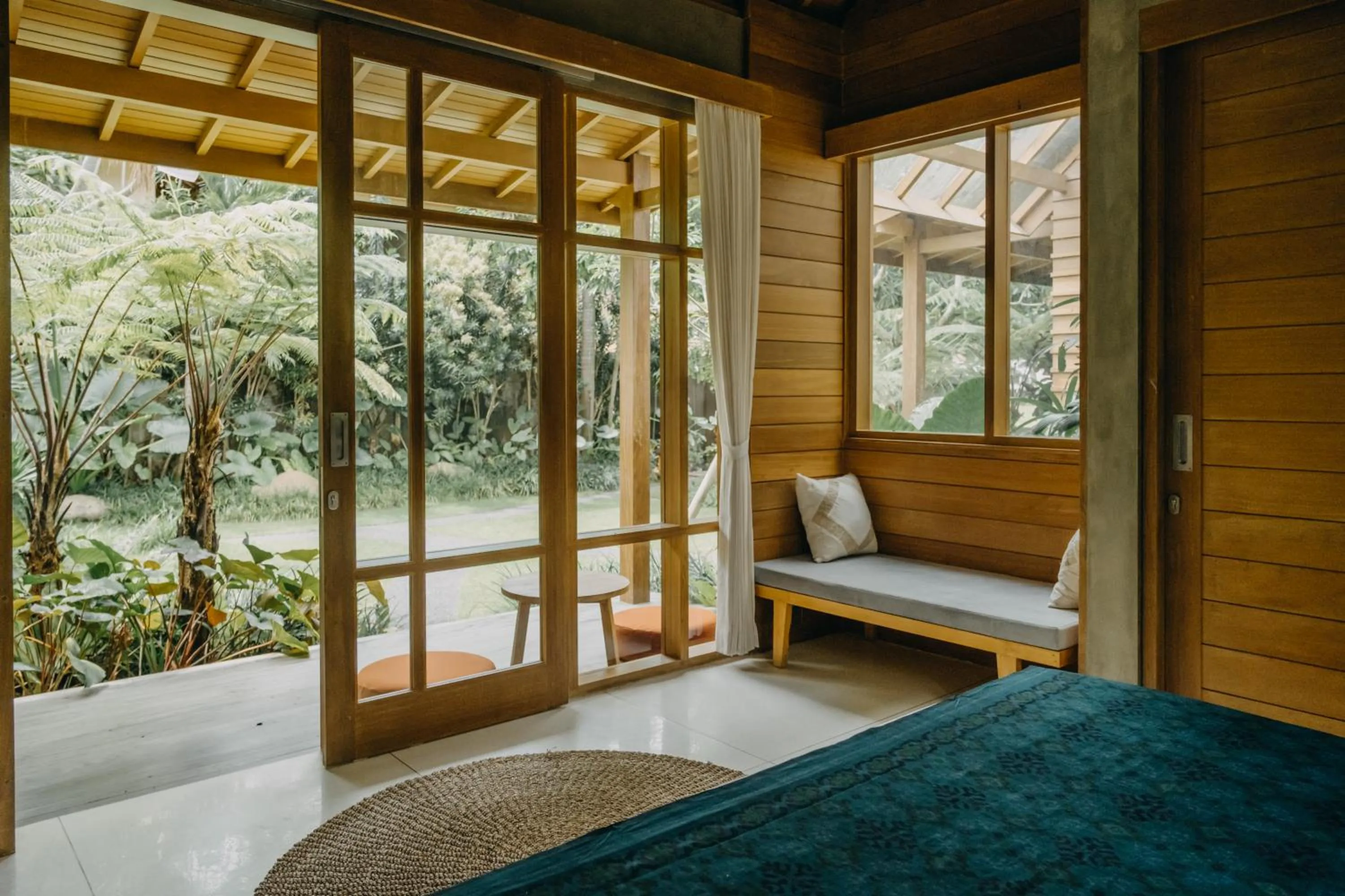 Garden view, Bed in Wana Karsa Ubud Hotel