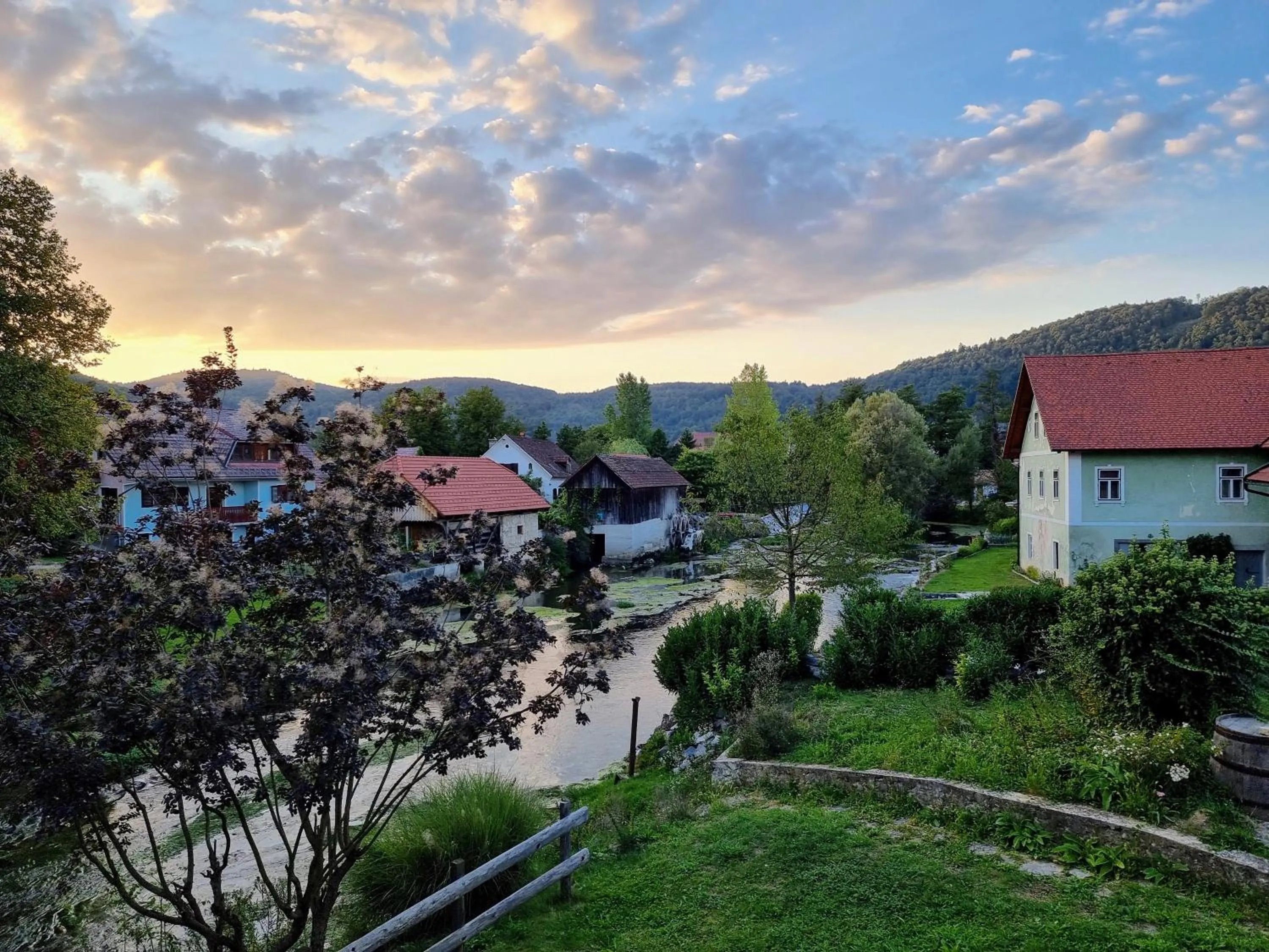 River view in Krka River Lodge