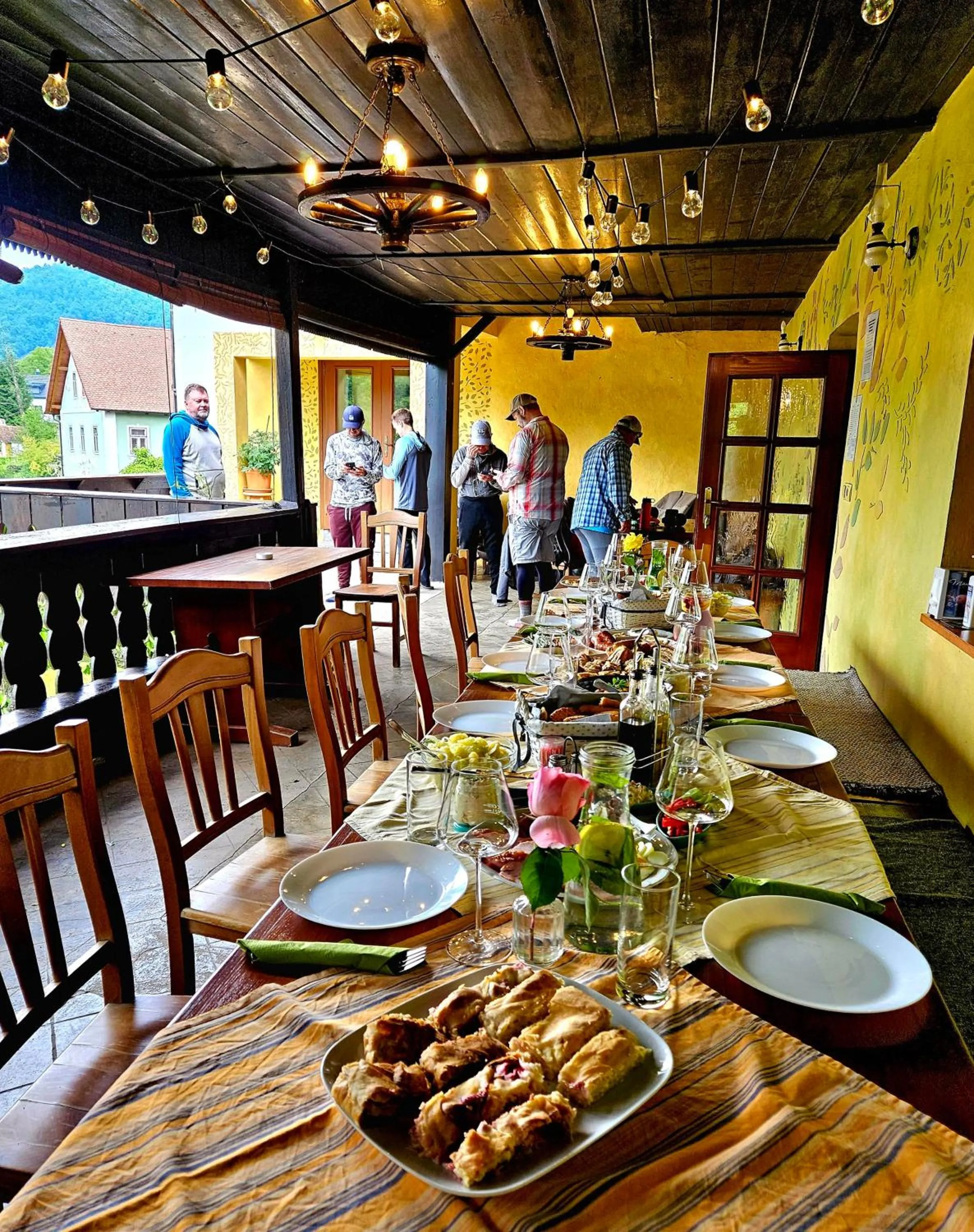 Food in Krka River Lodge