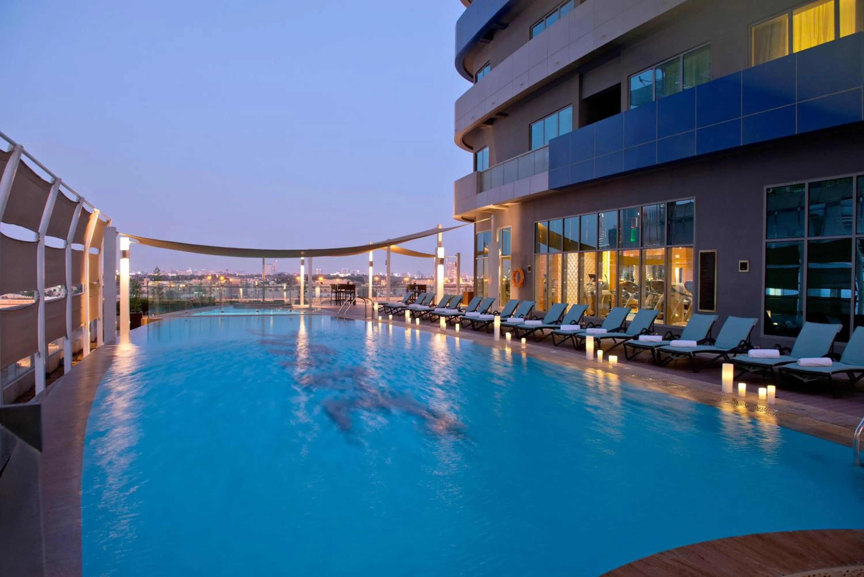 Pool view in DAMAC Maison Mall Street