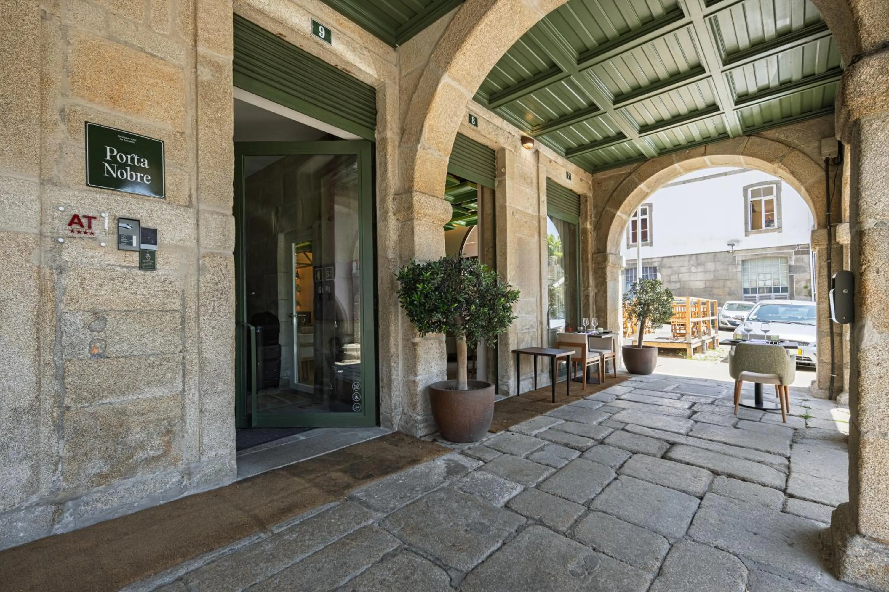 Facade/entrance in Porta Nobre Boutique Hotel by Aspasios