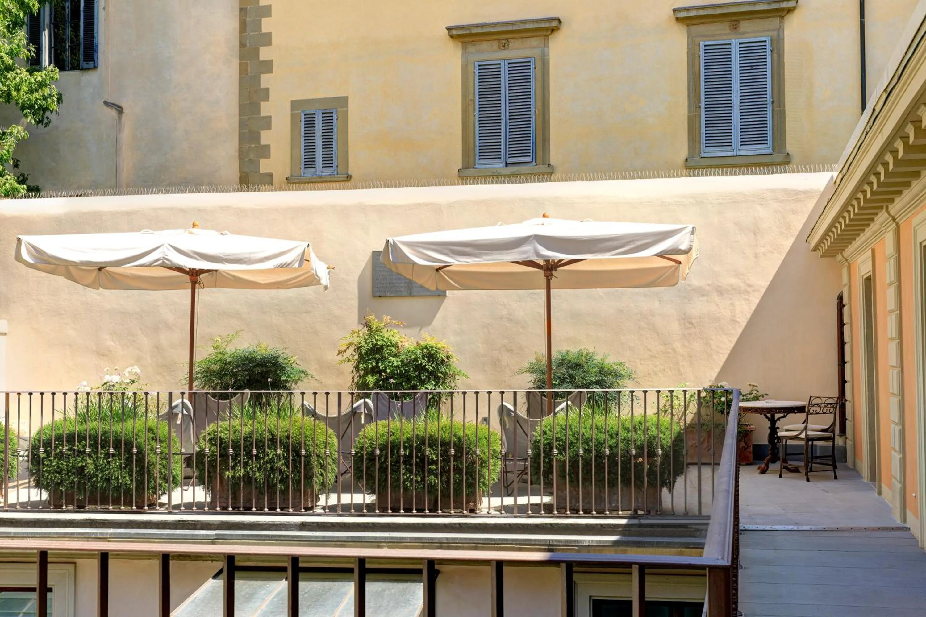 Patio in Hotel Orto de' Medici