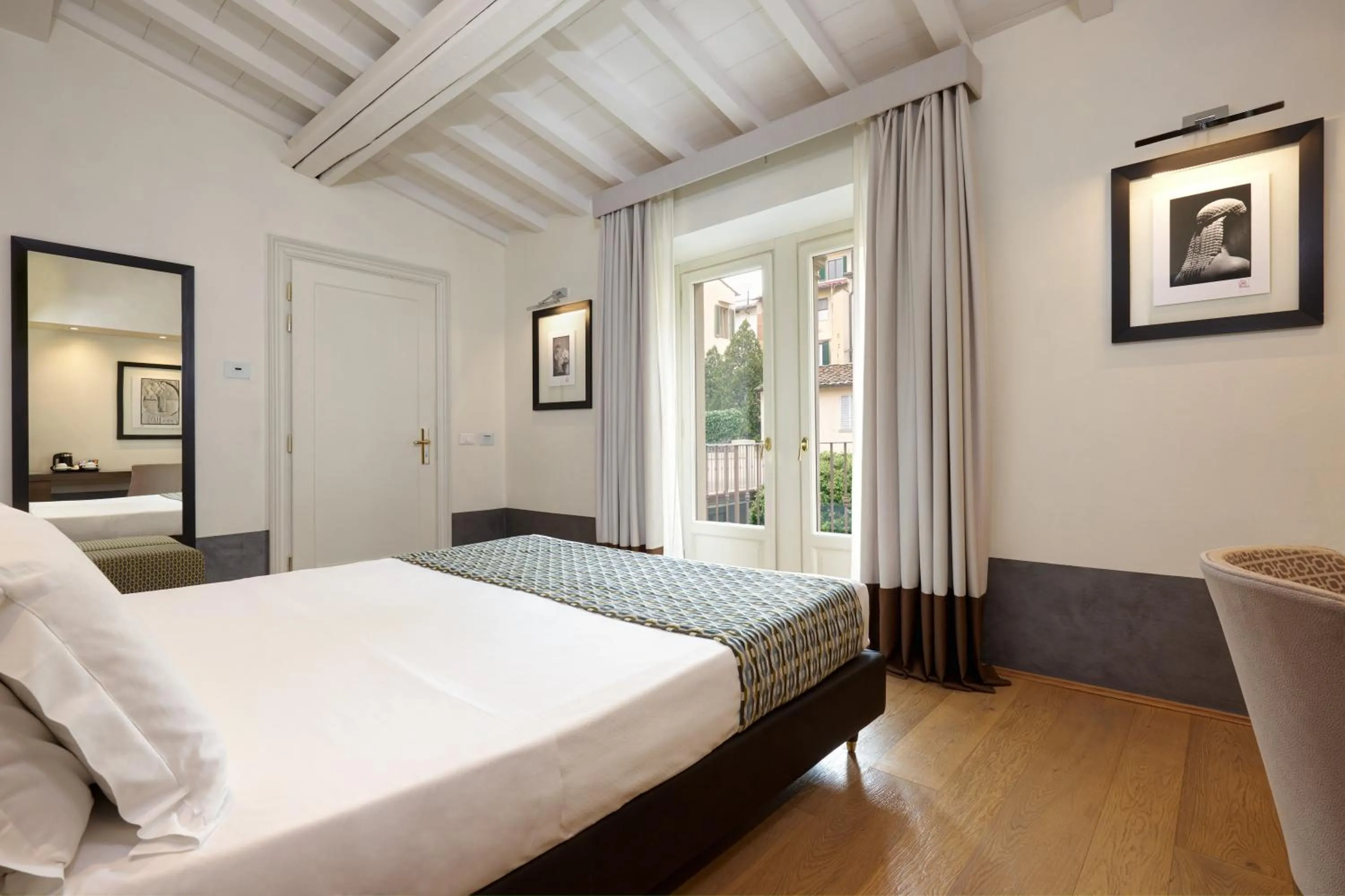 Bedroom, Bed in Hotel Orto de' Medici