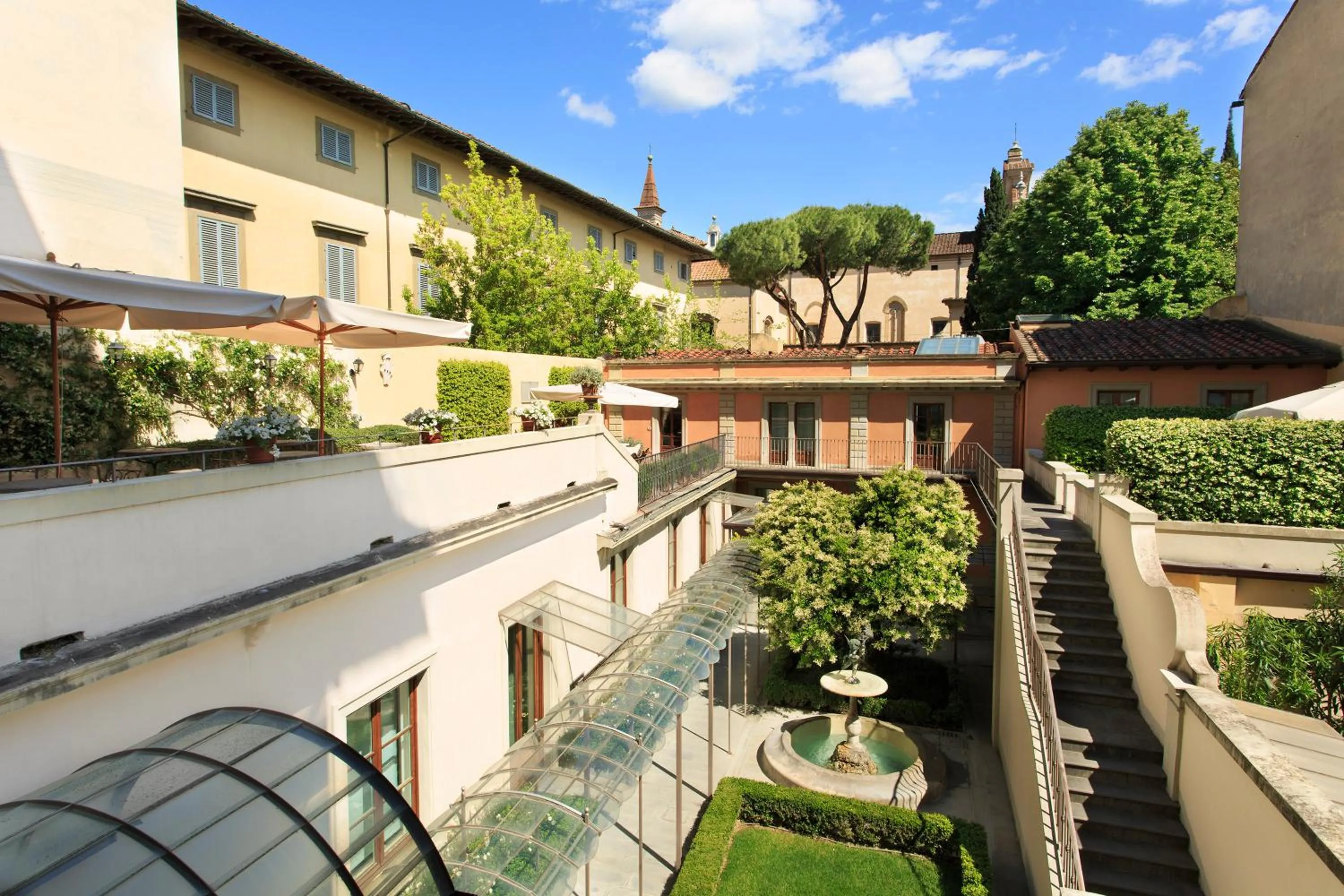Patio in Hotel Orto de' Medici