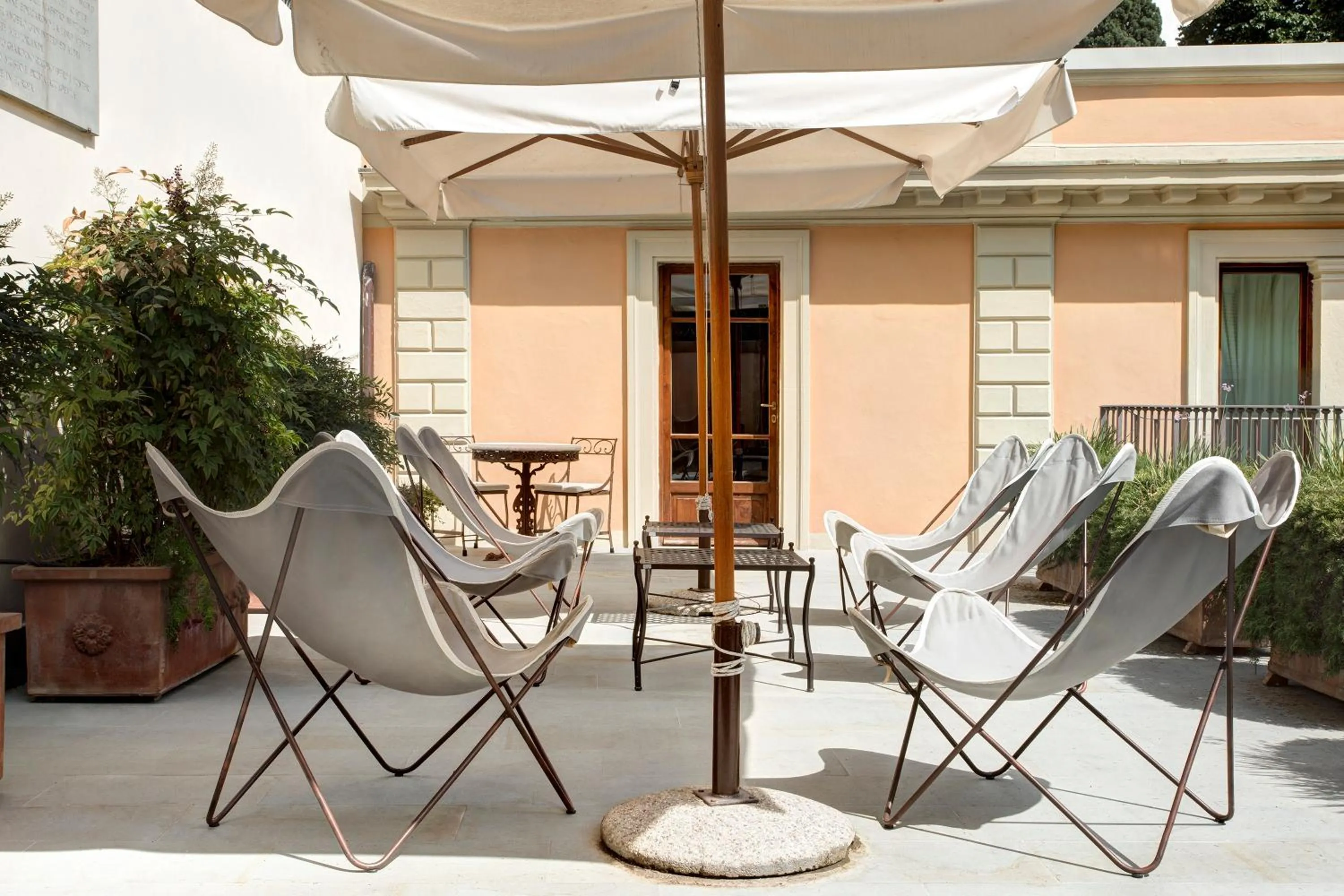 Patio in Hotel Orto de' Medici