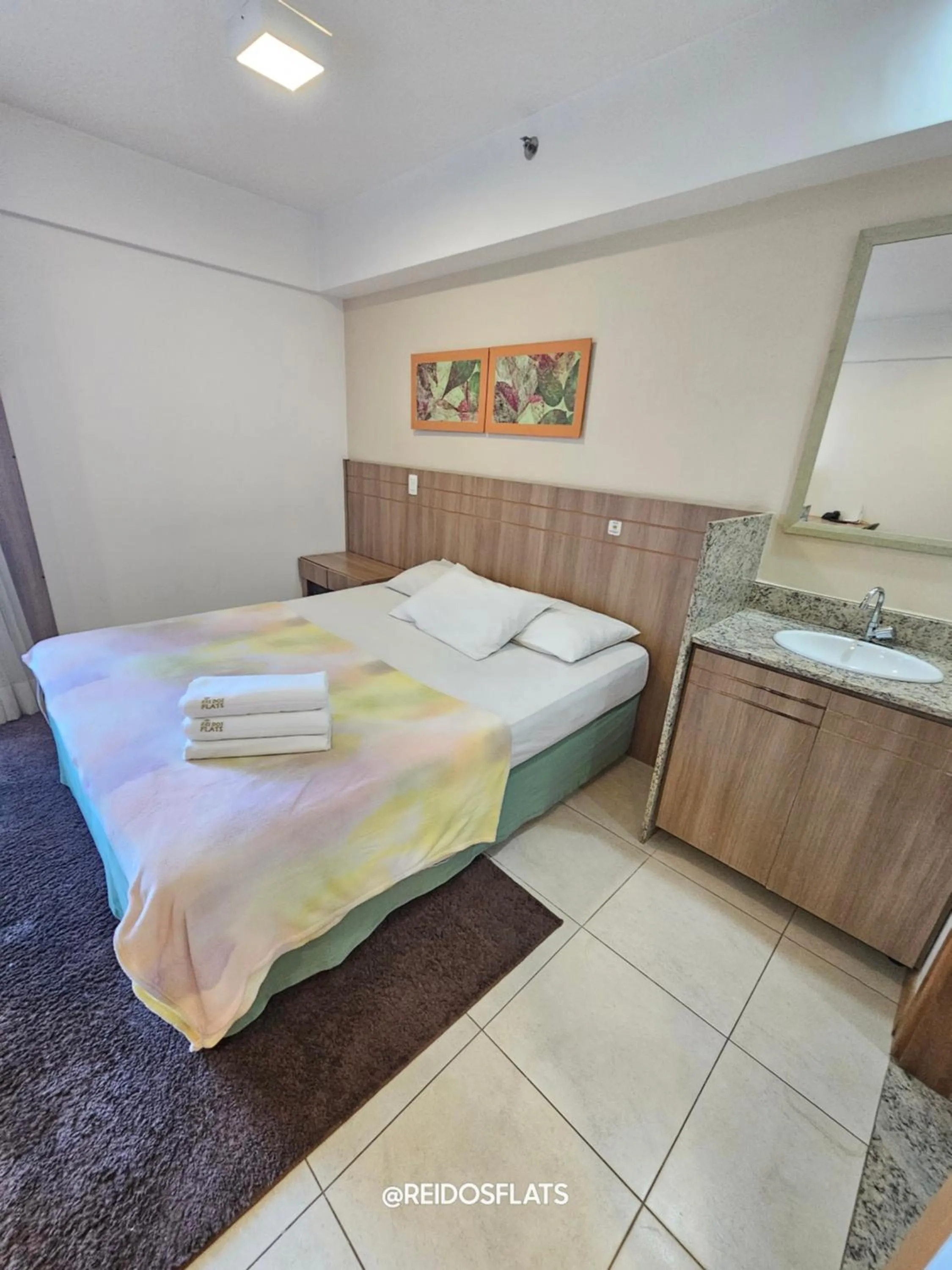 Bed in Flat Saint Moritz Express By Rei dos Flats