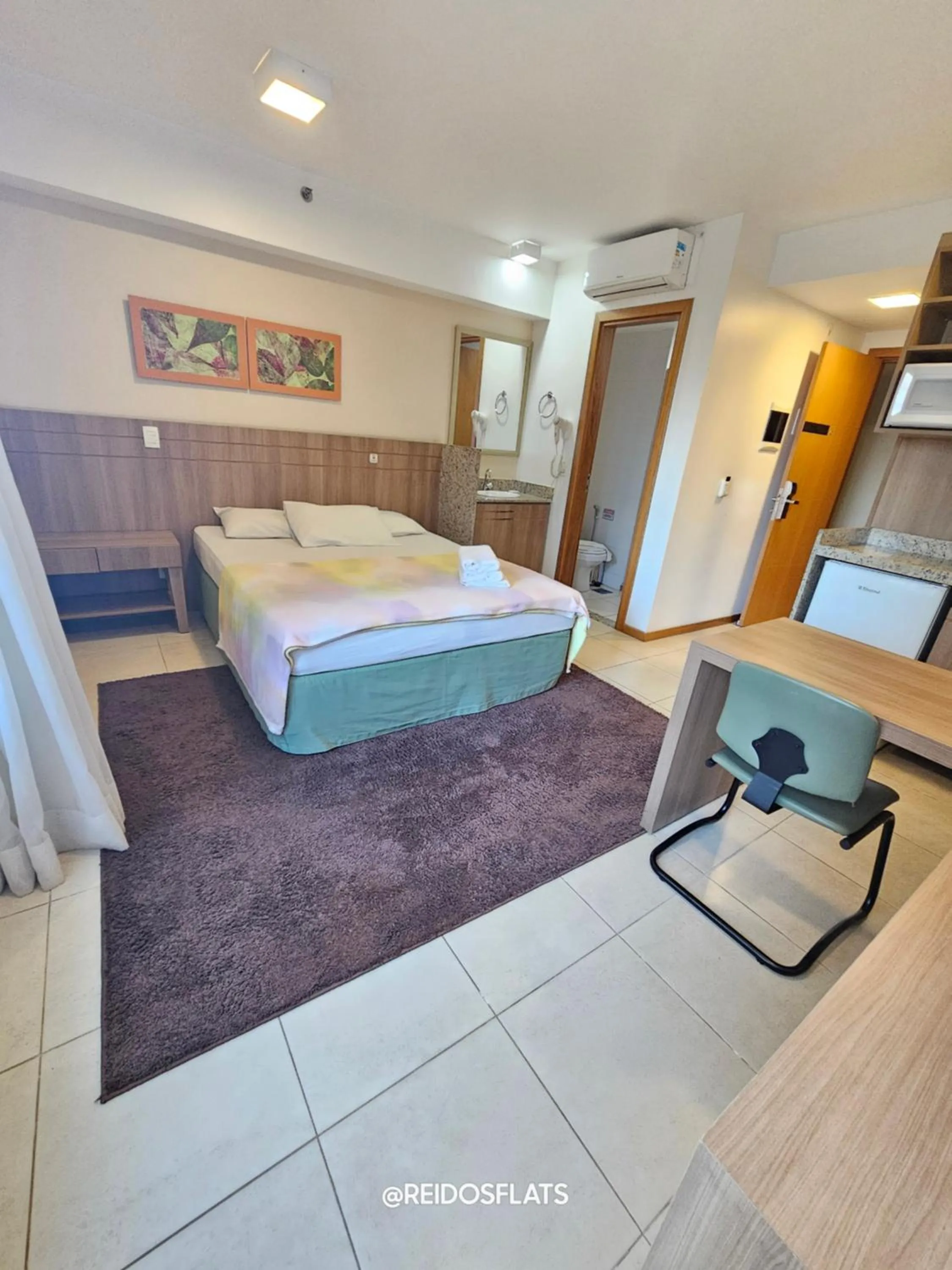 Bed in Flat Saint Moritz Express By Rei dos Flats