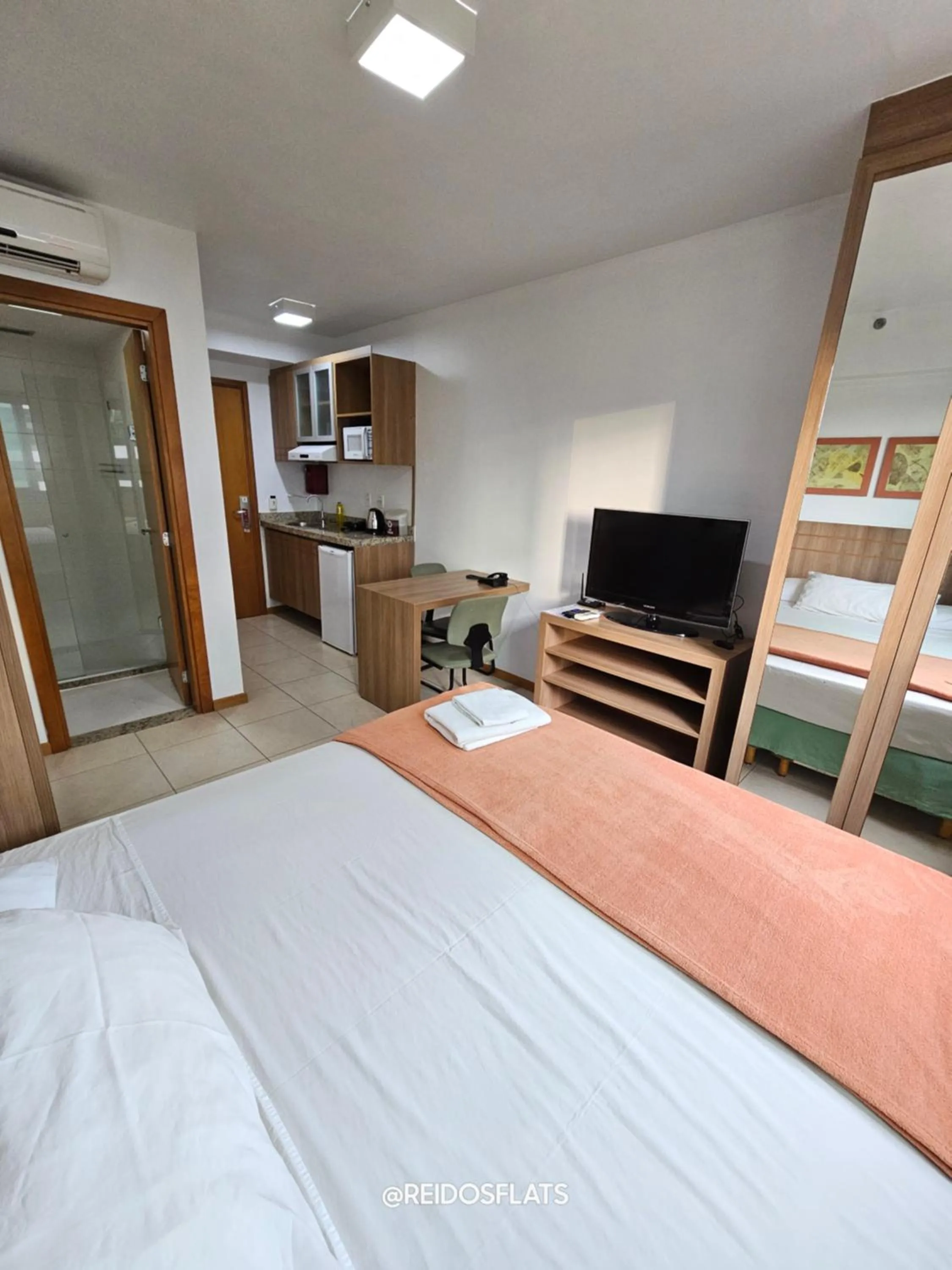 Bed in Flat Saint Moritz Express By Rei dos Flats