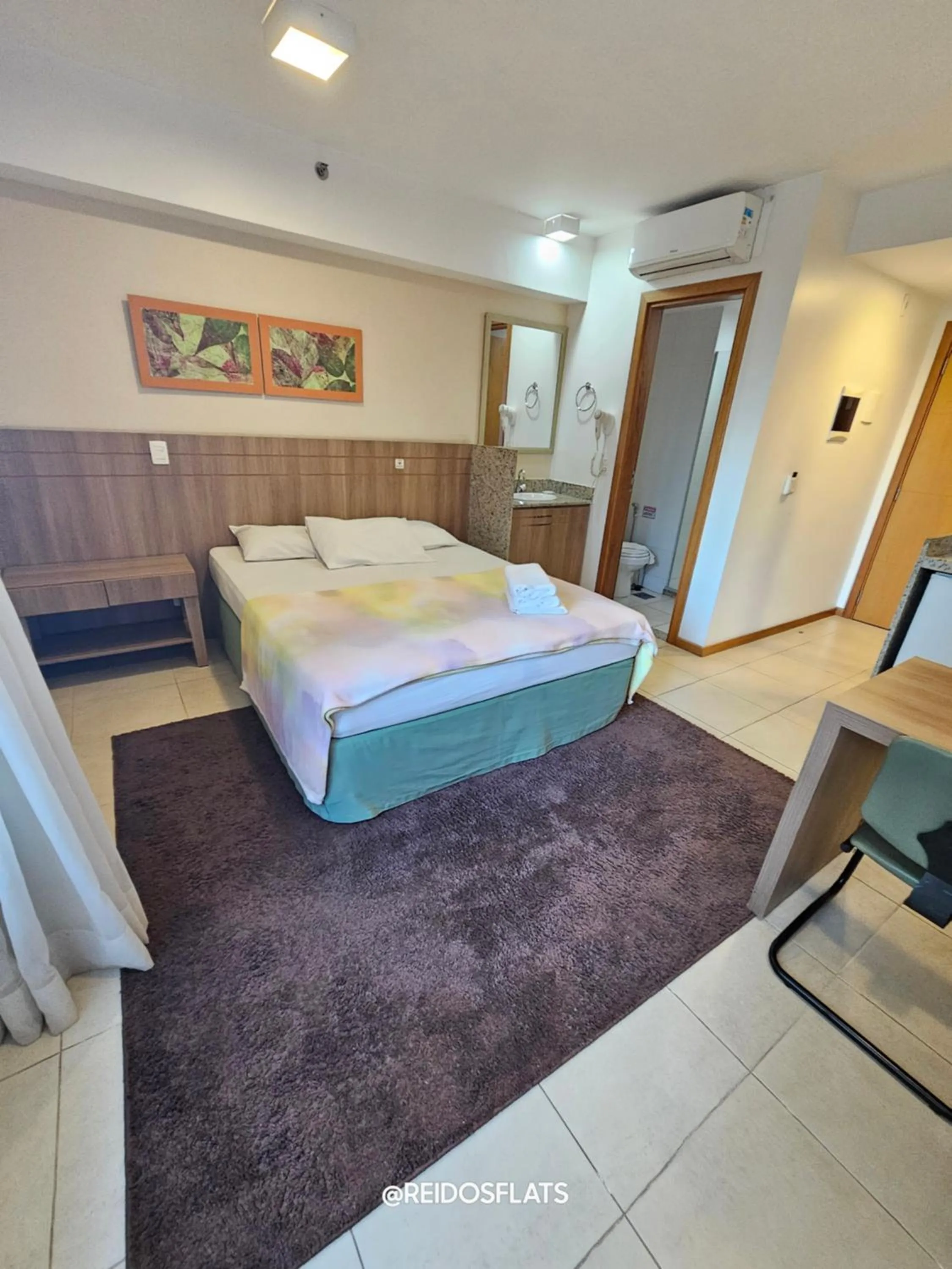 Bed in Flat Saint Moritz Express By Rei dos Flats