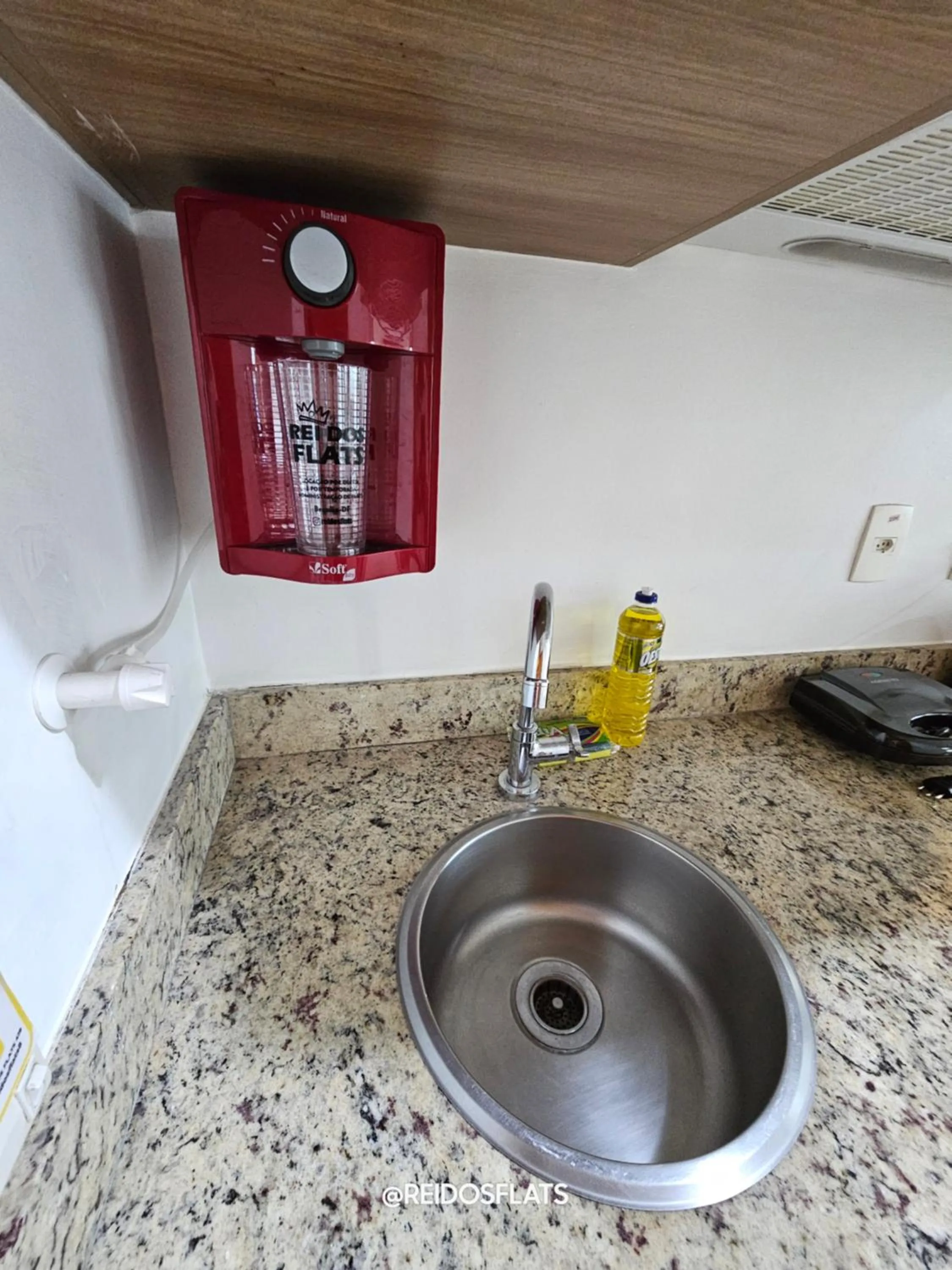 Kitchen or kitchenette in Flat Saint Moritz Express By Rei dos Flats