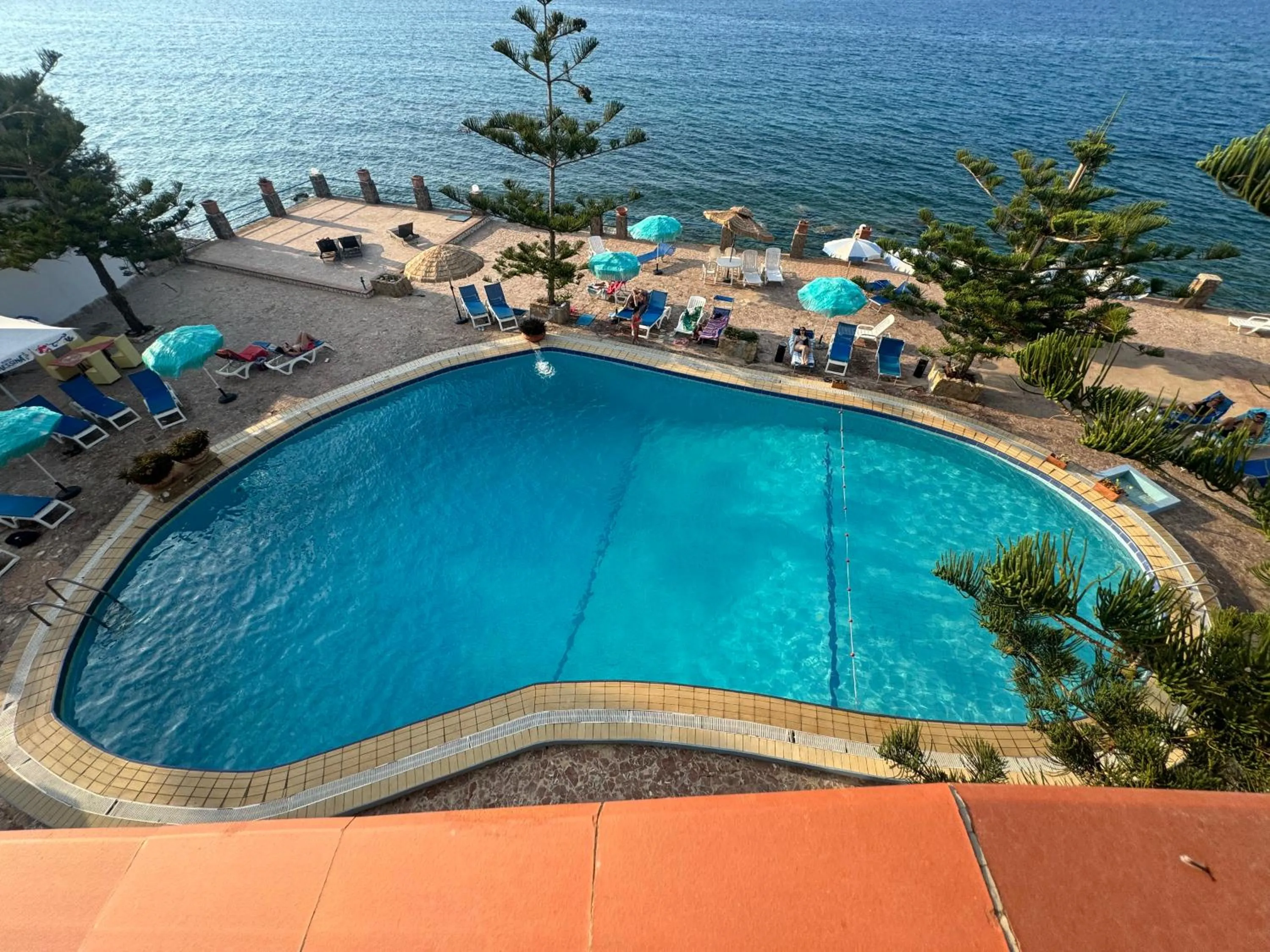 Swimming pool in Hotel La Playa Blanca