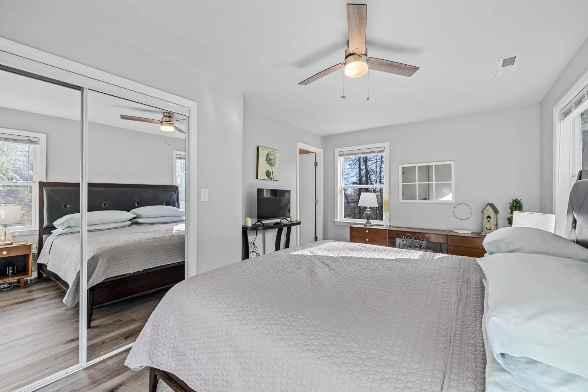 Bed in The Bamboo Bungalow