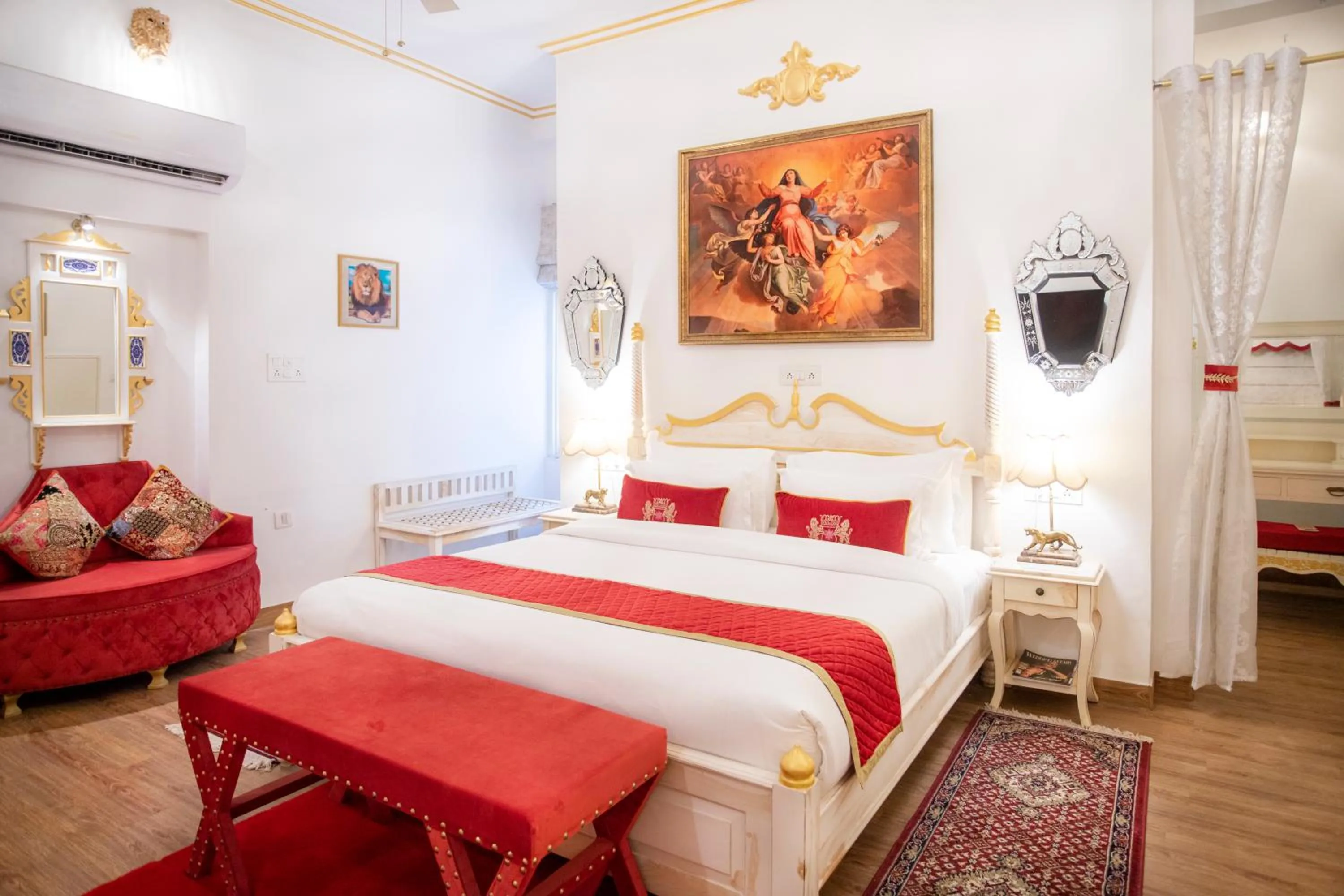 Bed in The Royal Hermitage - Best Luxury Boutique Hotel Jaipur
