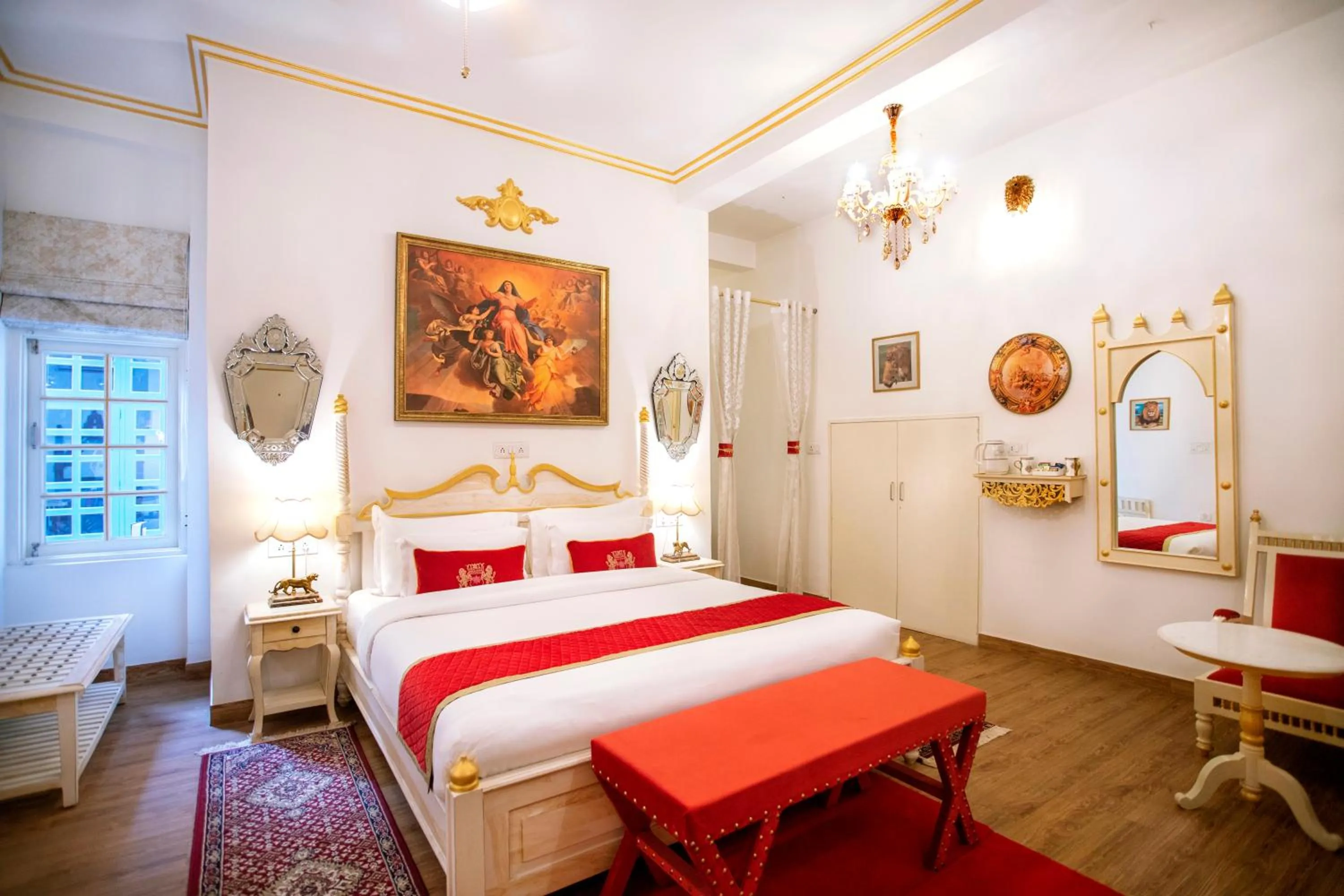 Bed in The Royal Hermitage - Best Luxury Boutique Hotel Jaipur
