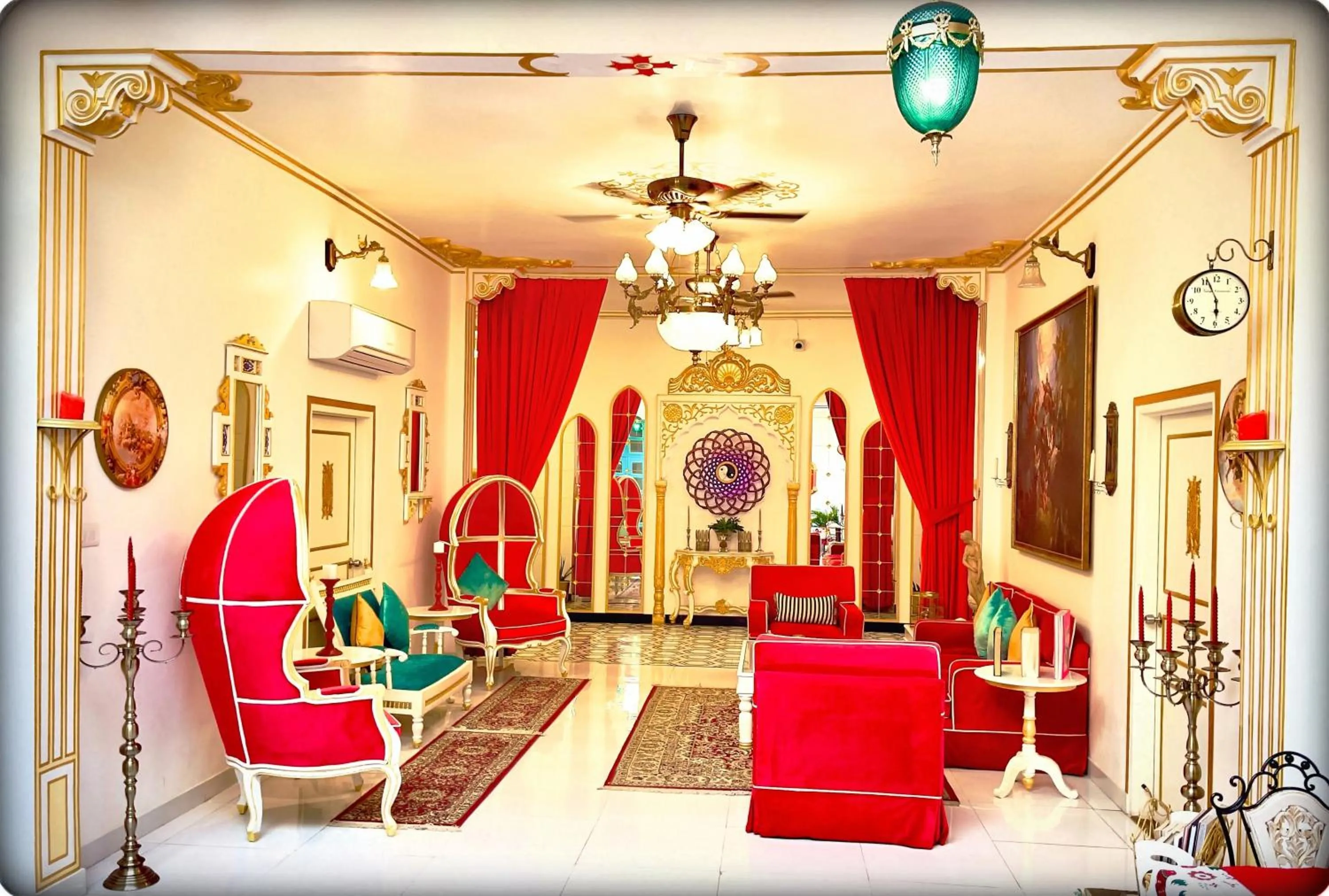 Living room in The Royal Hermitage - Best Luxury Boutique Hotel Jaipur