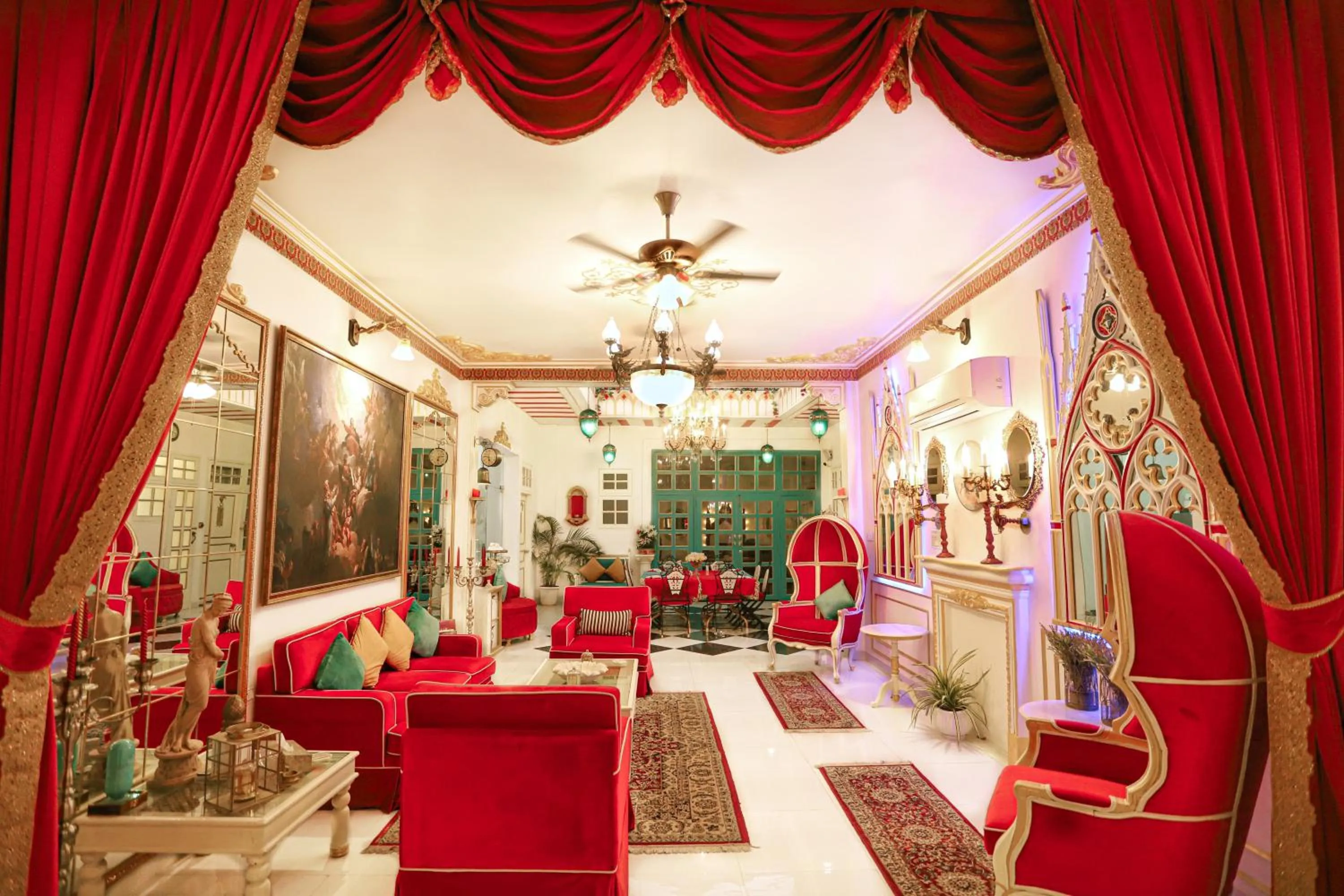 Living room in The Royal Hermitage - Best Luxury Boutique Hotel Jaipur